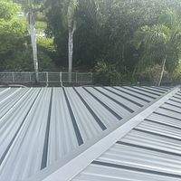 24ga 1.5" Mechanical Seam Mansard Brown  by Total Roofing System The Metal Roof Experts