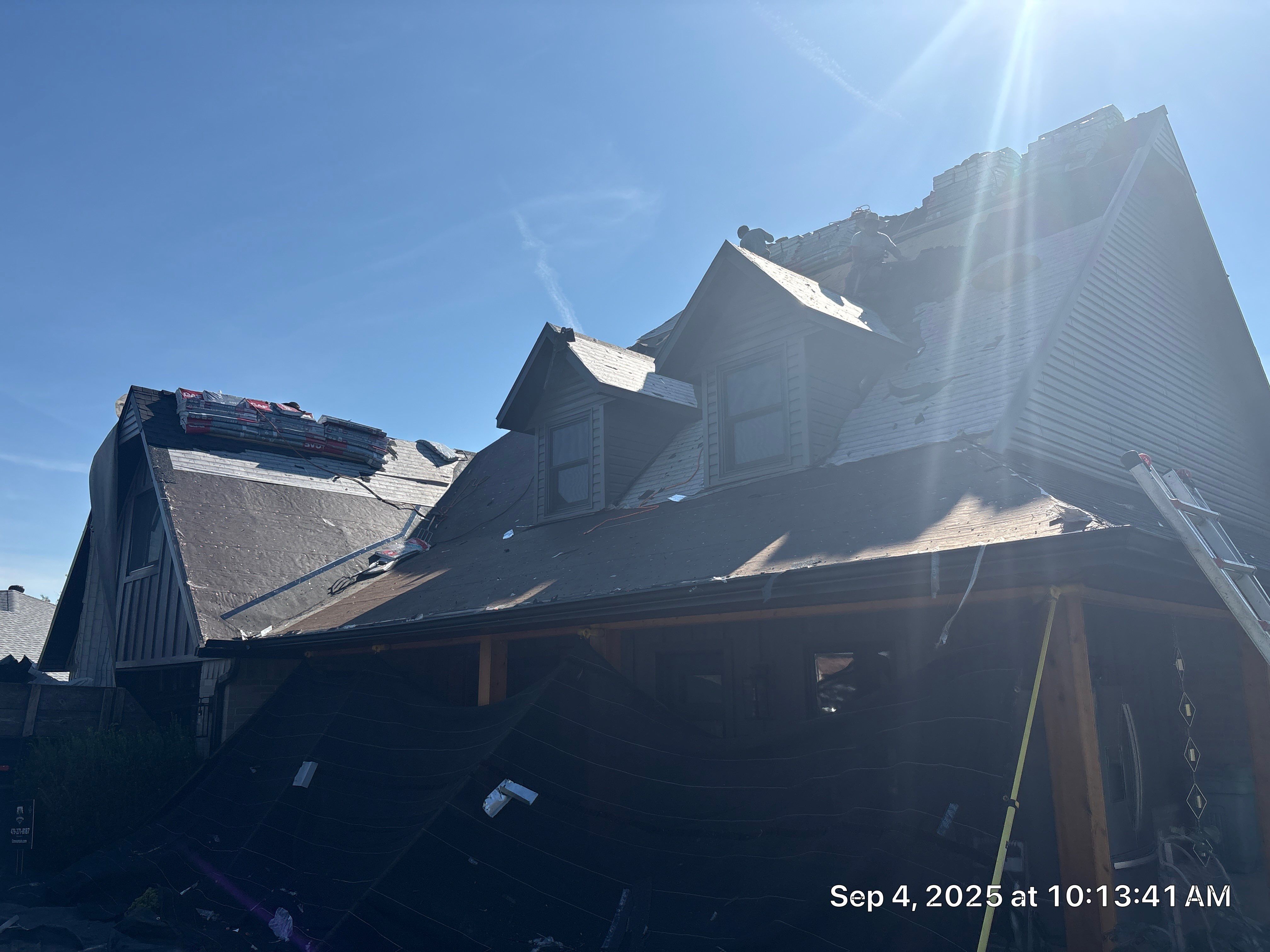 Residential Roofing Project in Springdale, AR by Ozark Mountain Roofing