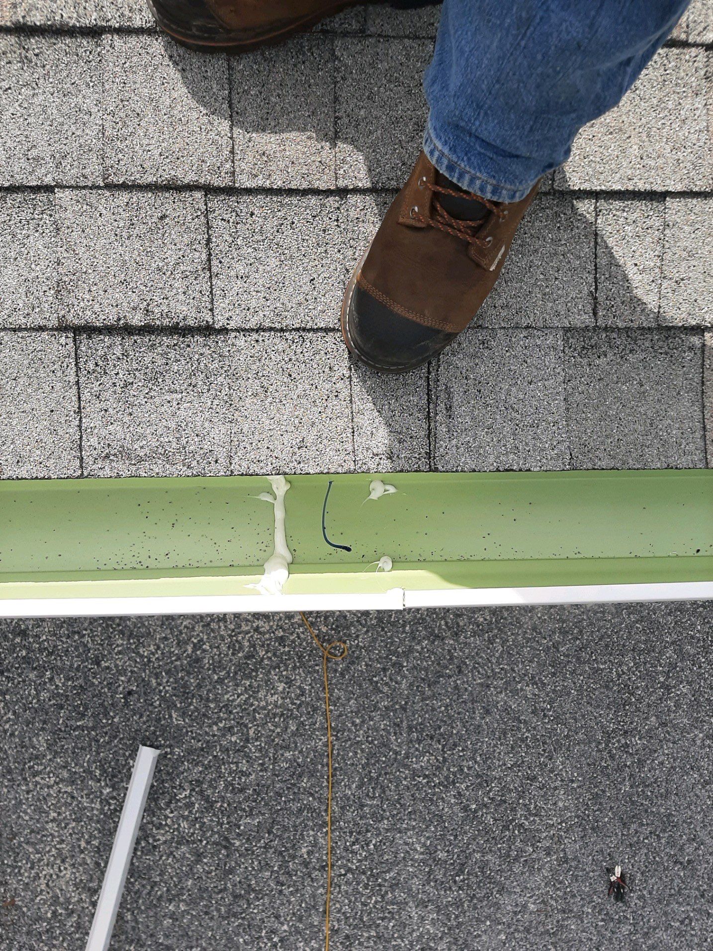 Gutter Installation using K-Style Seamless Gutters by Gutter Professors