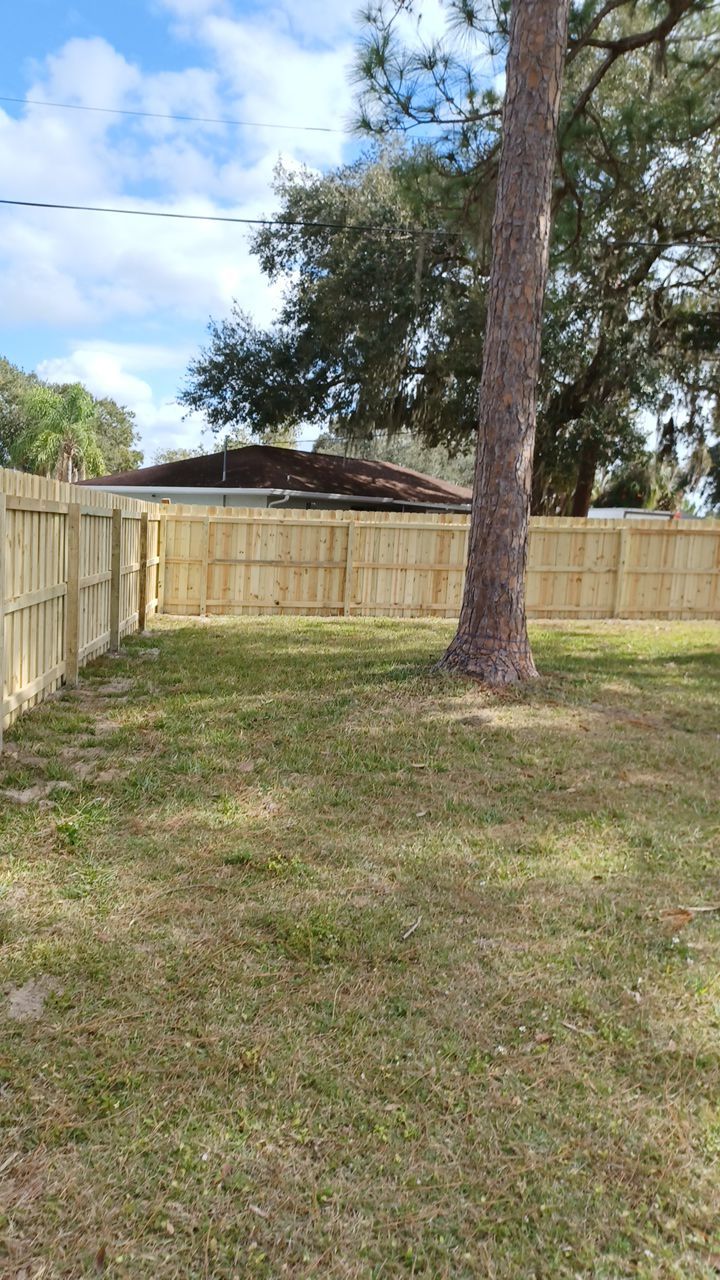North Port, FL 6ft. Tall Treated Board on Board Privacy Fence by Asap fence and gates, LLC