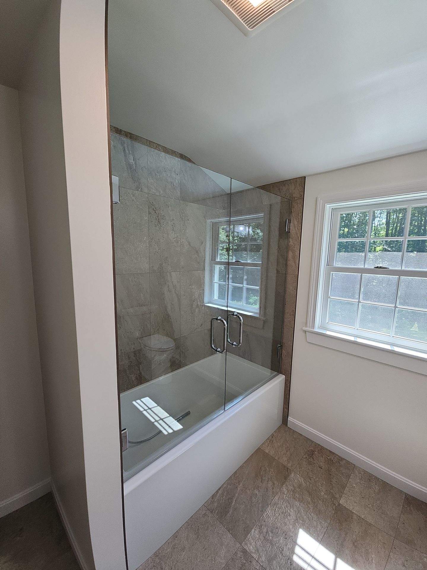 French Shower Doors by Cheshire Glass Company