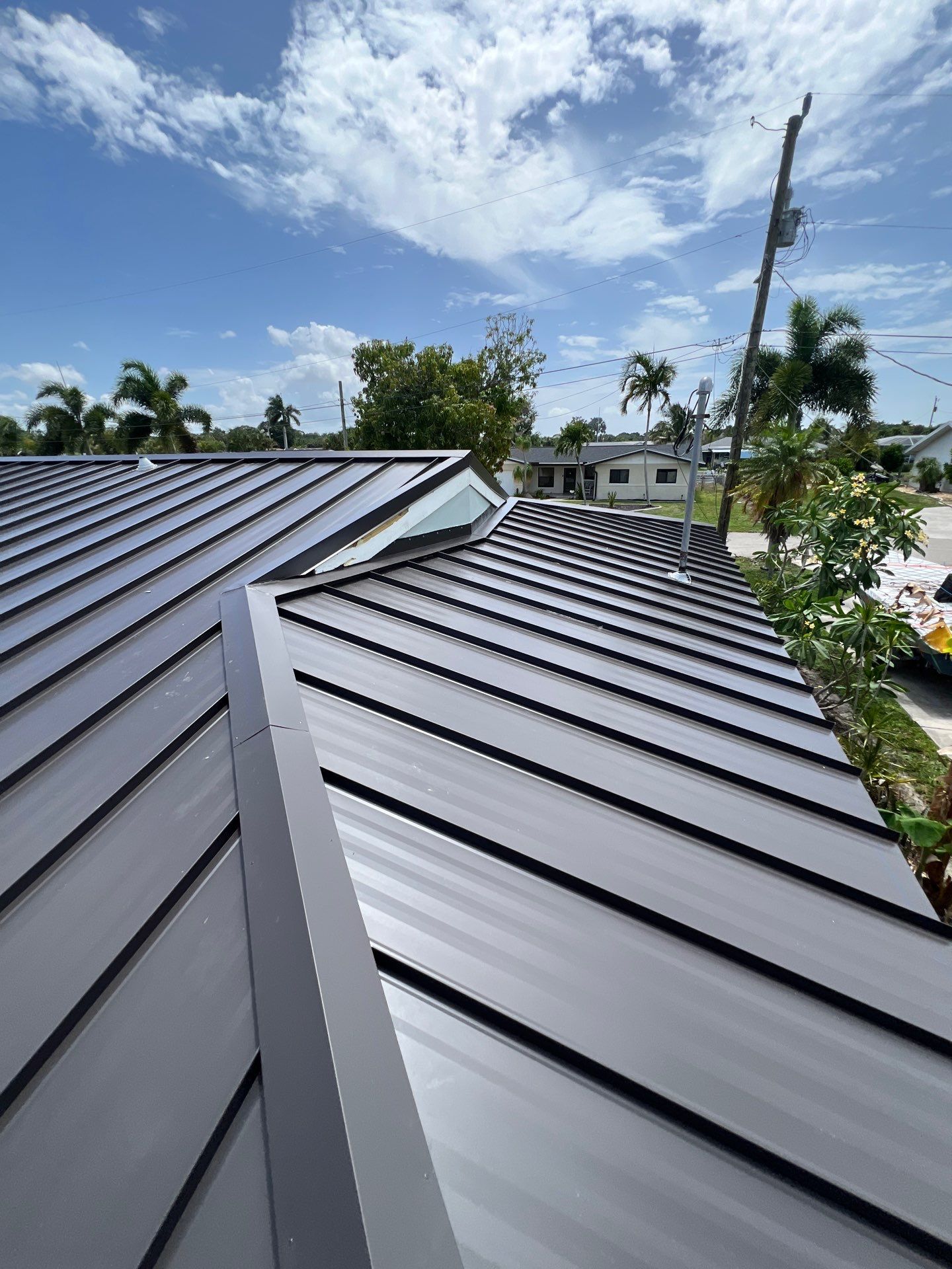 New Standing Seam Metal Roof Installation in North Fort Myers by cordova home services