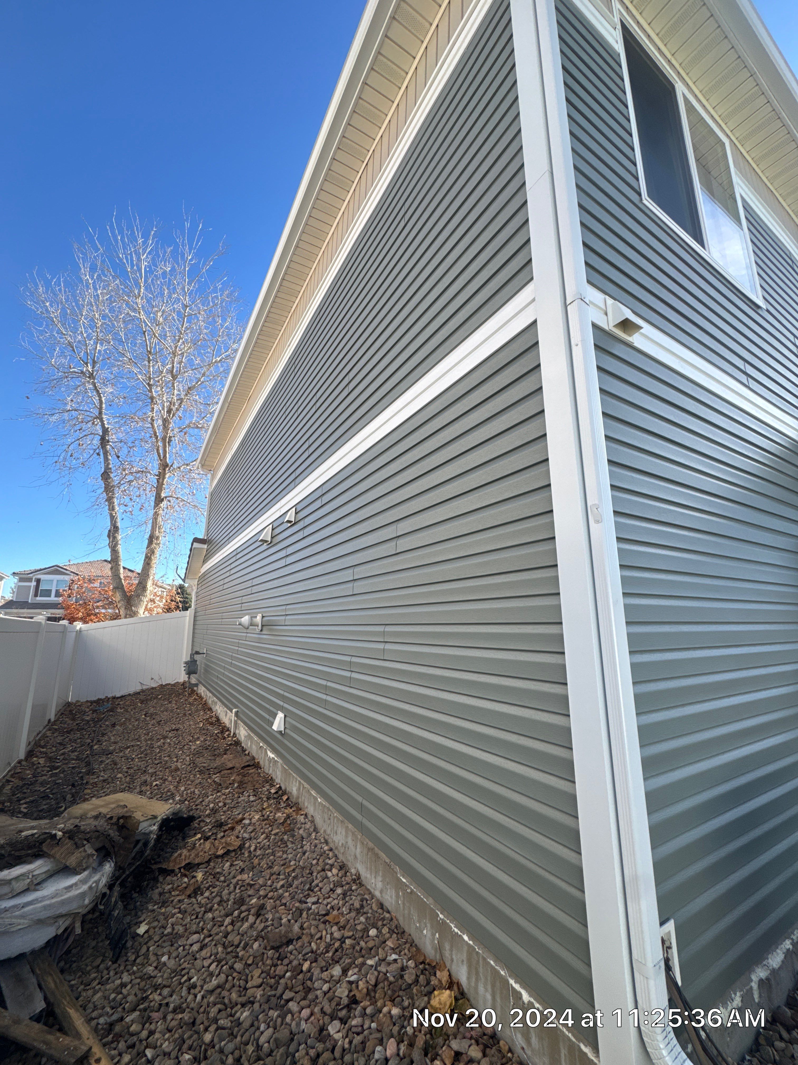 Insurance restoration project - Vinyl by Suchocki Enterprises