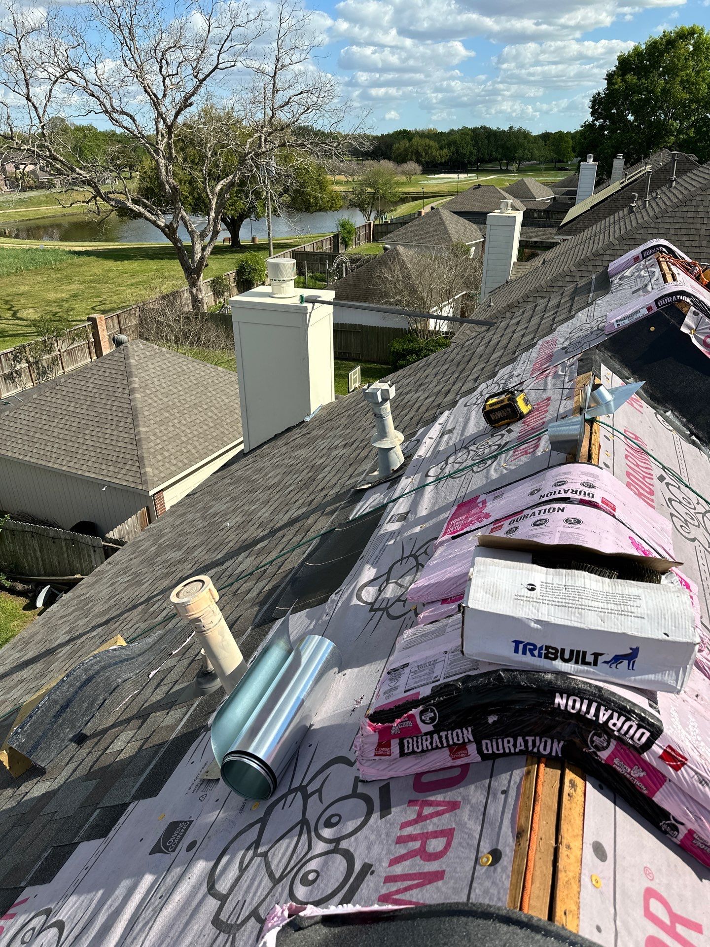 Project in Sugar Land by Motion Roofing