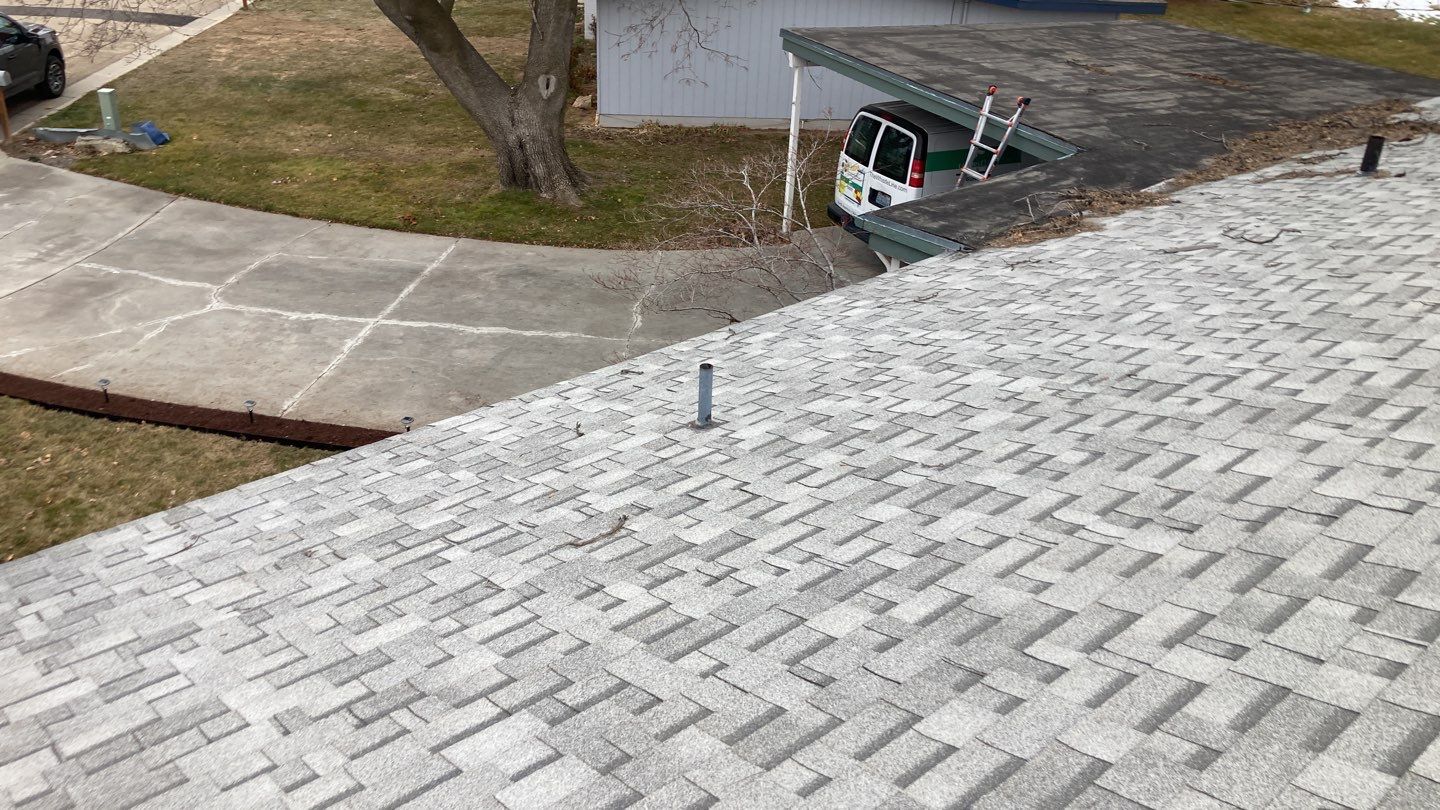 Low pitched Residential Roofing Installation using Owens Corning Oakridge by ID Roofing LLC