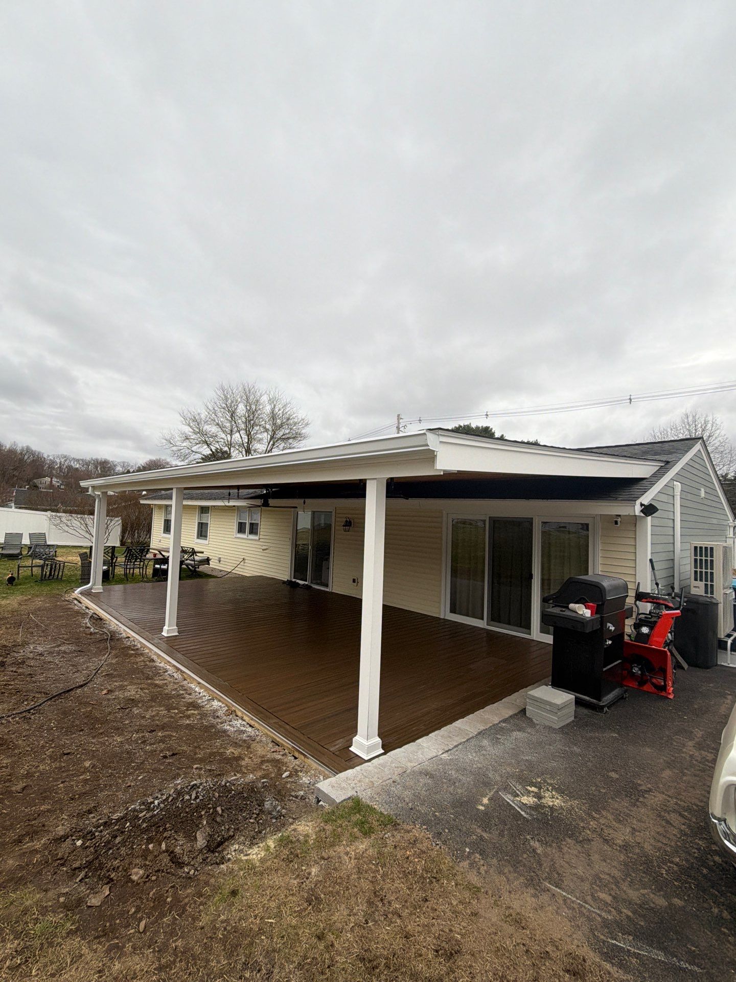 Composite Deck Installation in Hudson by UBrothers Construction