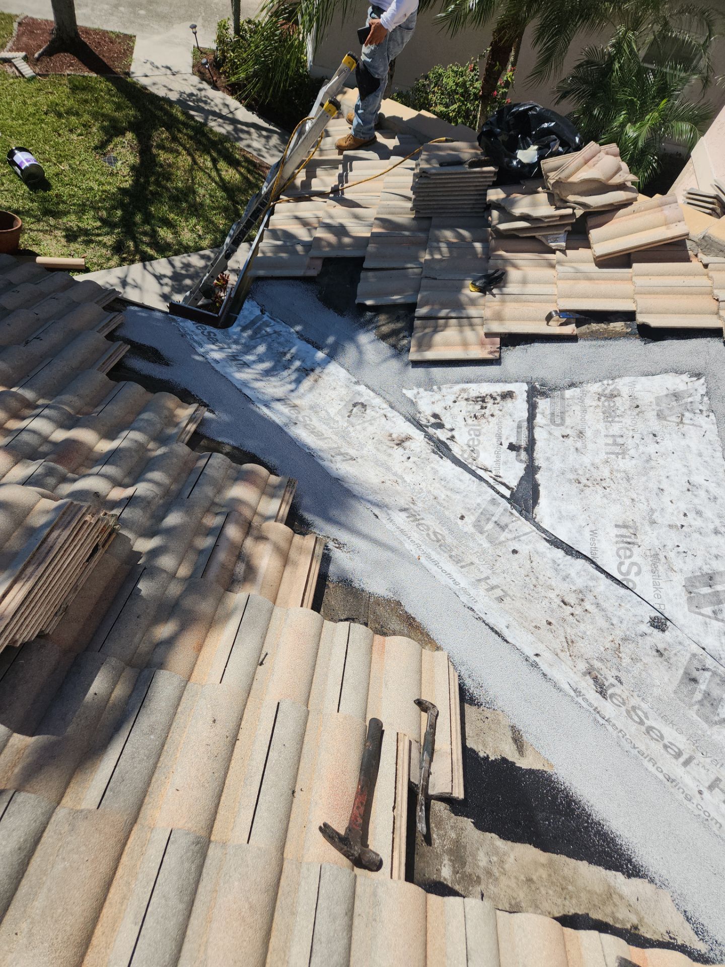 Vanguard Roll Tile Roof Repair in Wellington, FL by Aastro Roofing