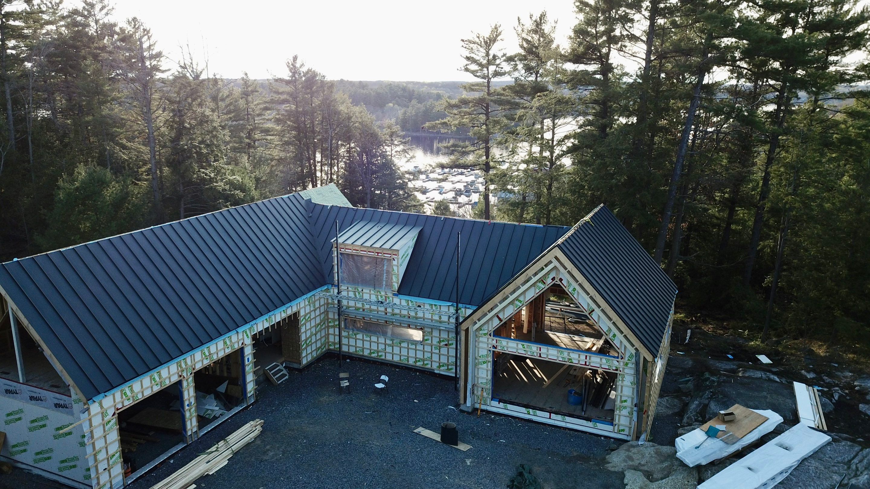 Standing Seam Metal Roof - Custom Coping and Flashing  by Jay Carter Roofing & Sheet Metal