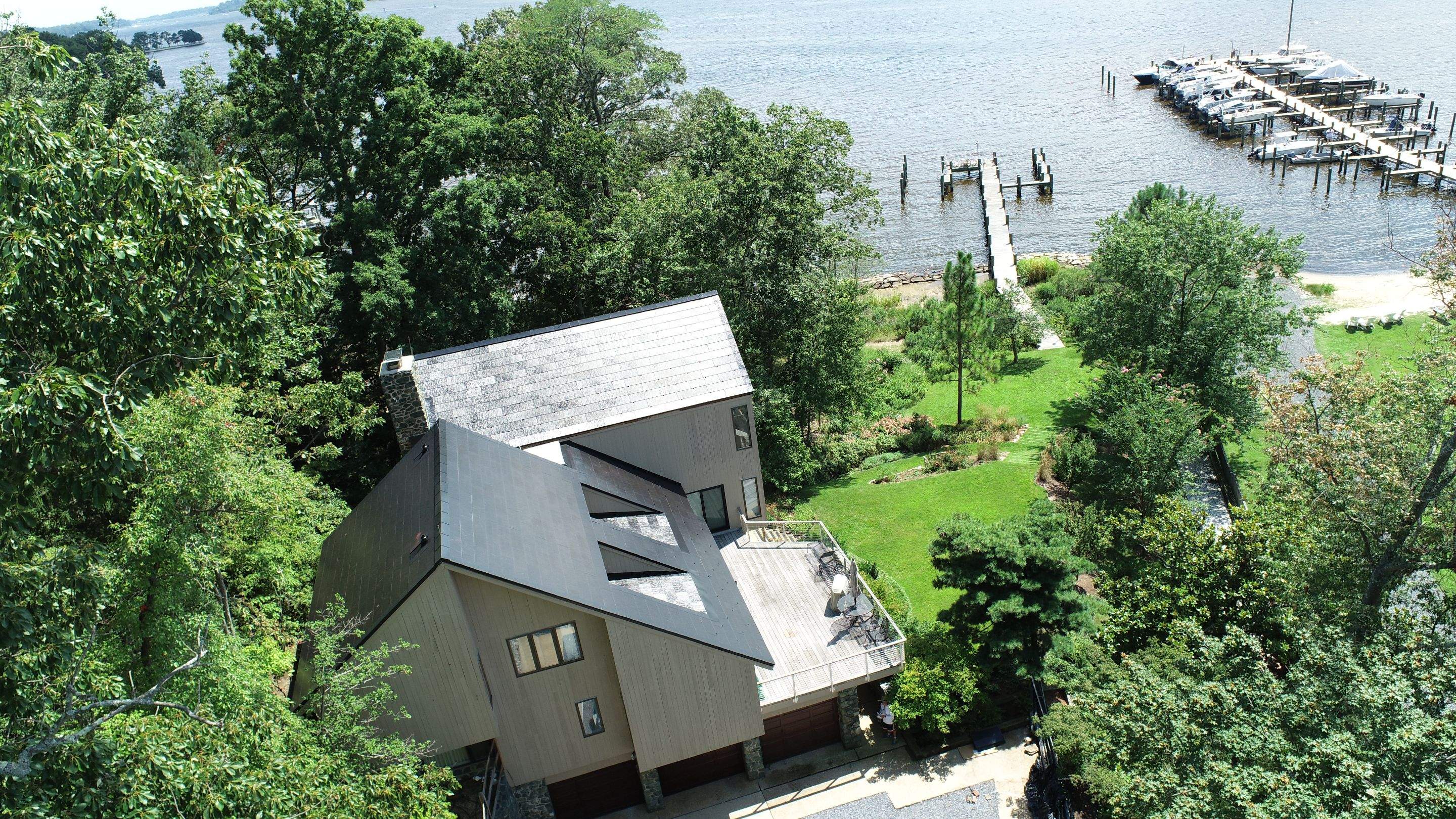 Tesla Solar Roof install Severn River by American Home Contractors