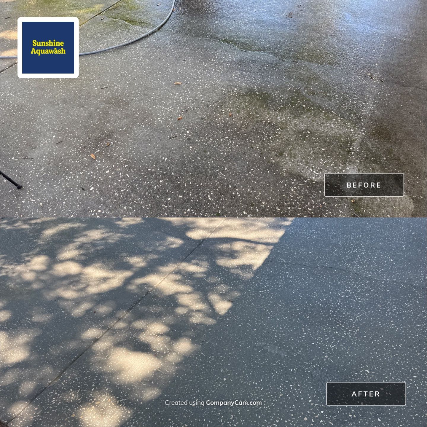Concrete Driveway & Sidewalk Cleaning ā Peppermill IV at Providence Lakes, Brandon, FL by Sunshine AquaWash