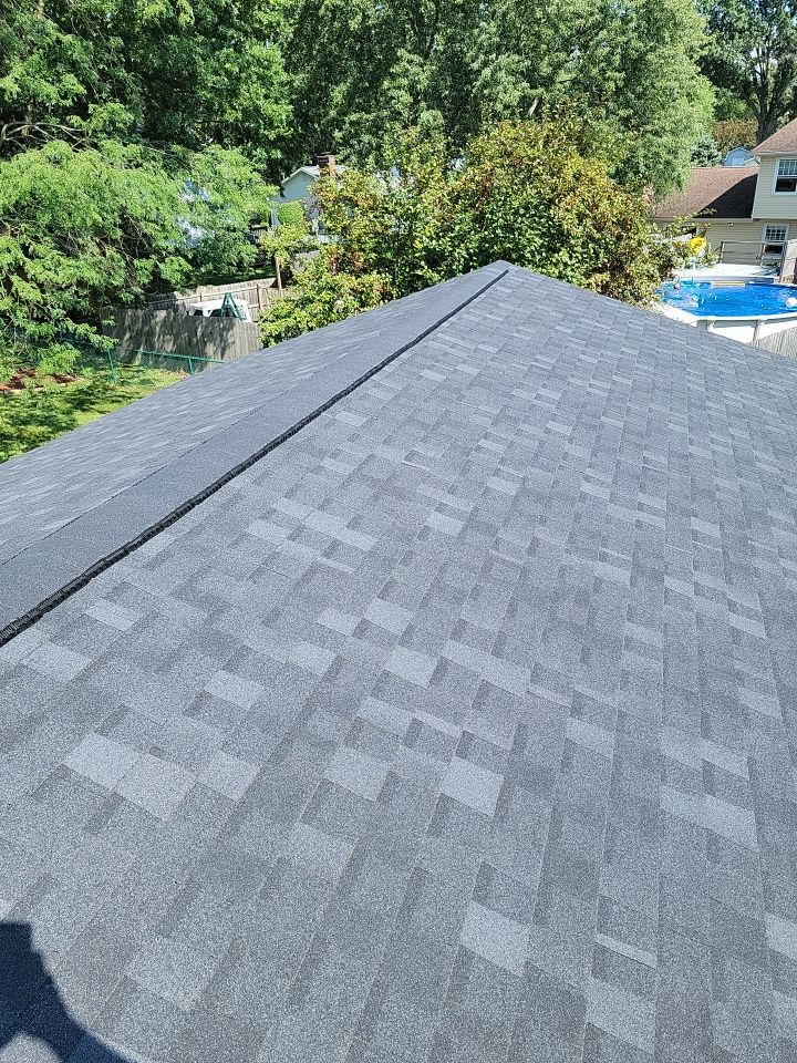 Brand: Atlas Pinnacle Color: Pristine Scotchgard Black Drip: White by Eagle Eye Roofing