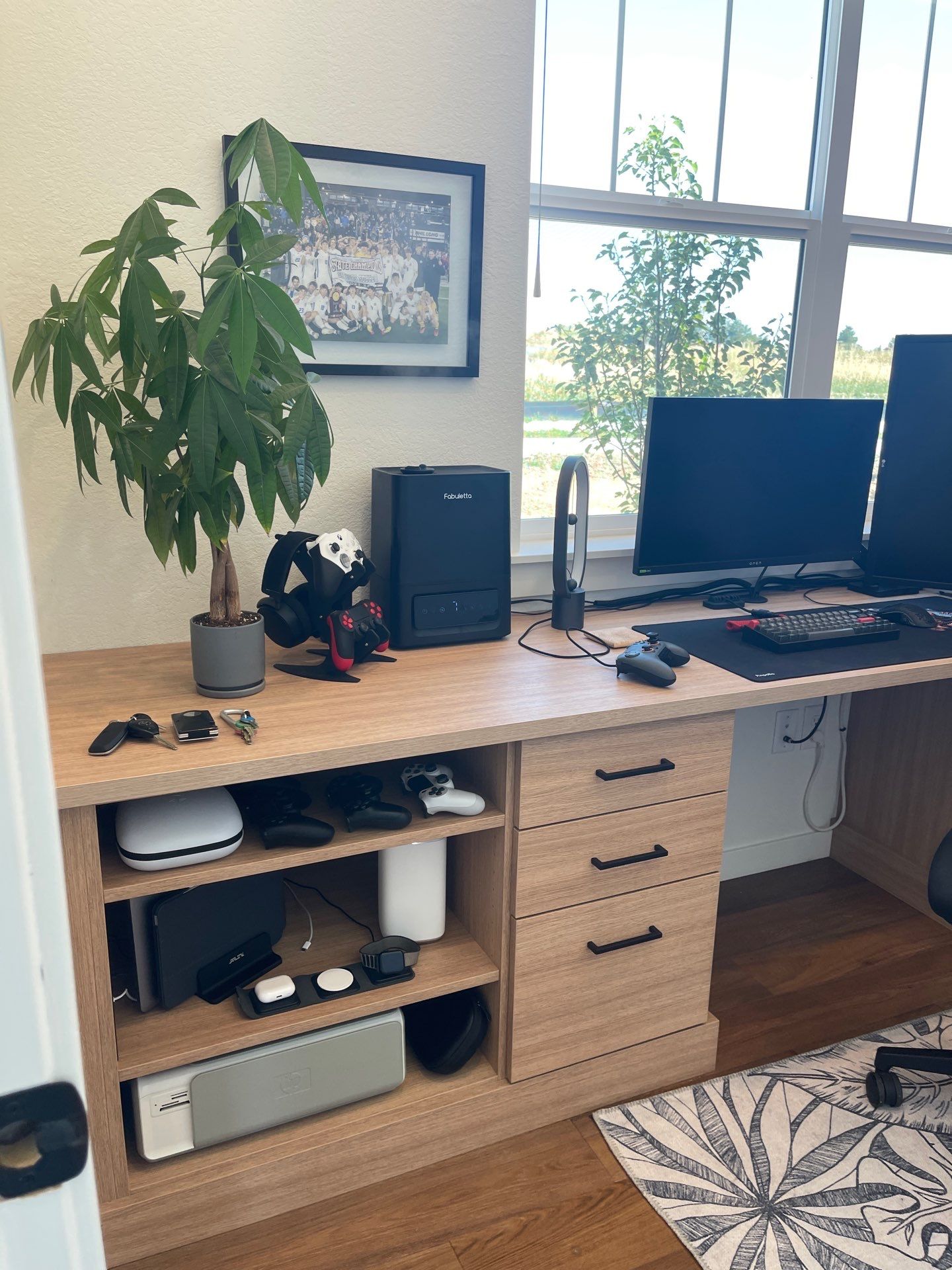 Spare Room converted to Gaming Office by Concept 32, Inc.