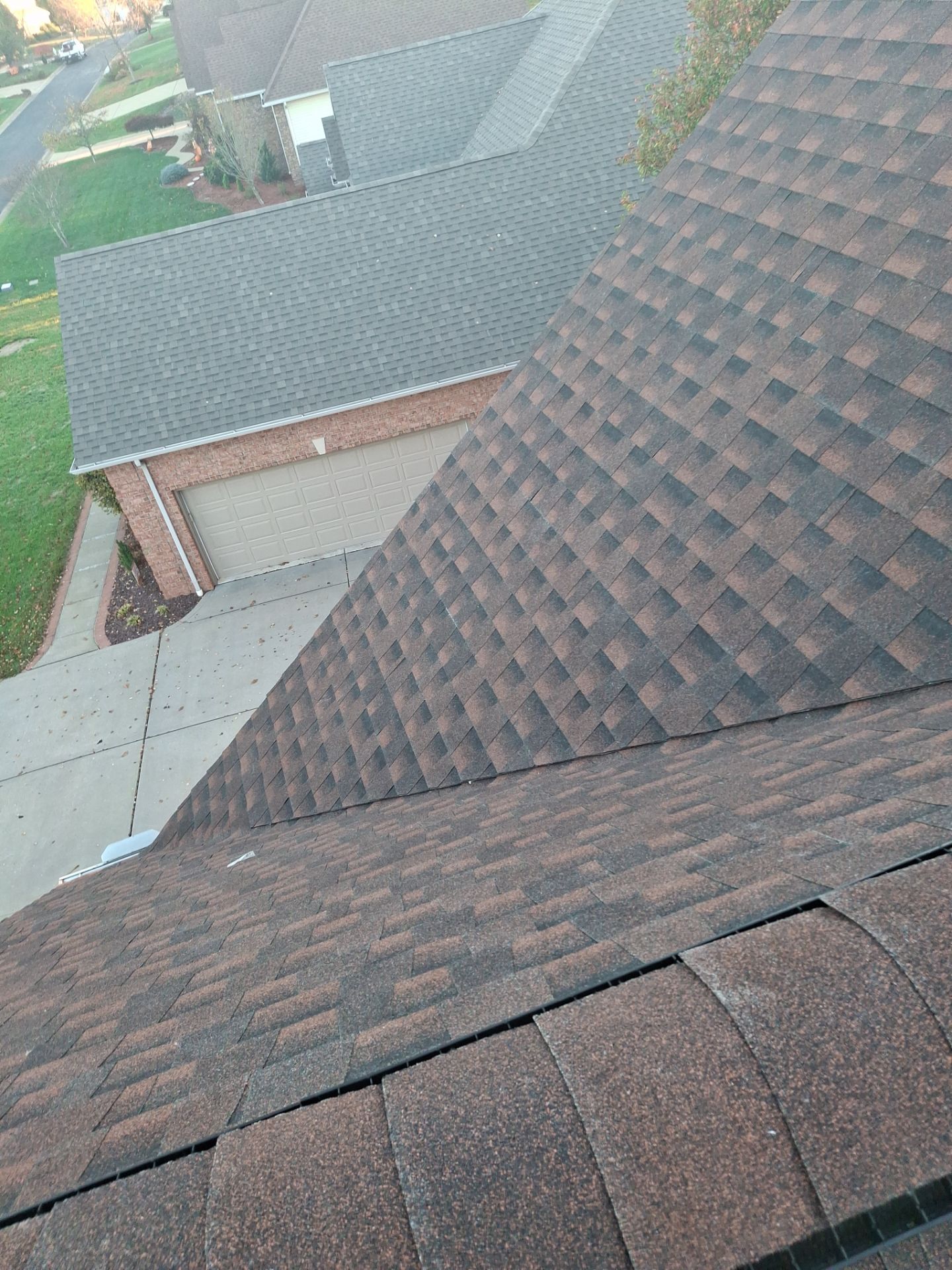 Residential Roofing Installation using GAF Timberline HDZ Biscayne Blue by Rainstoppers Roofing