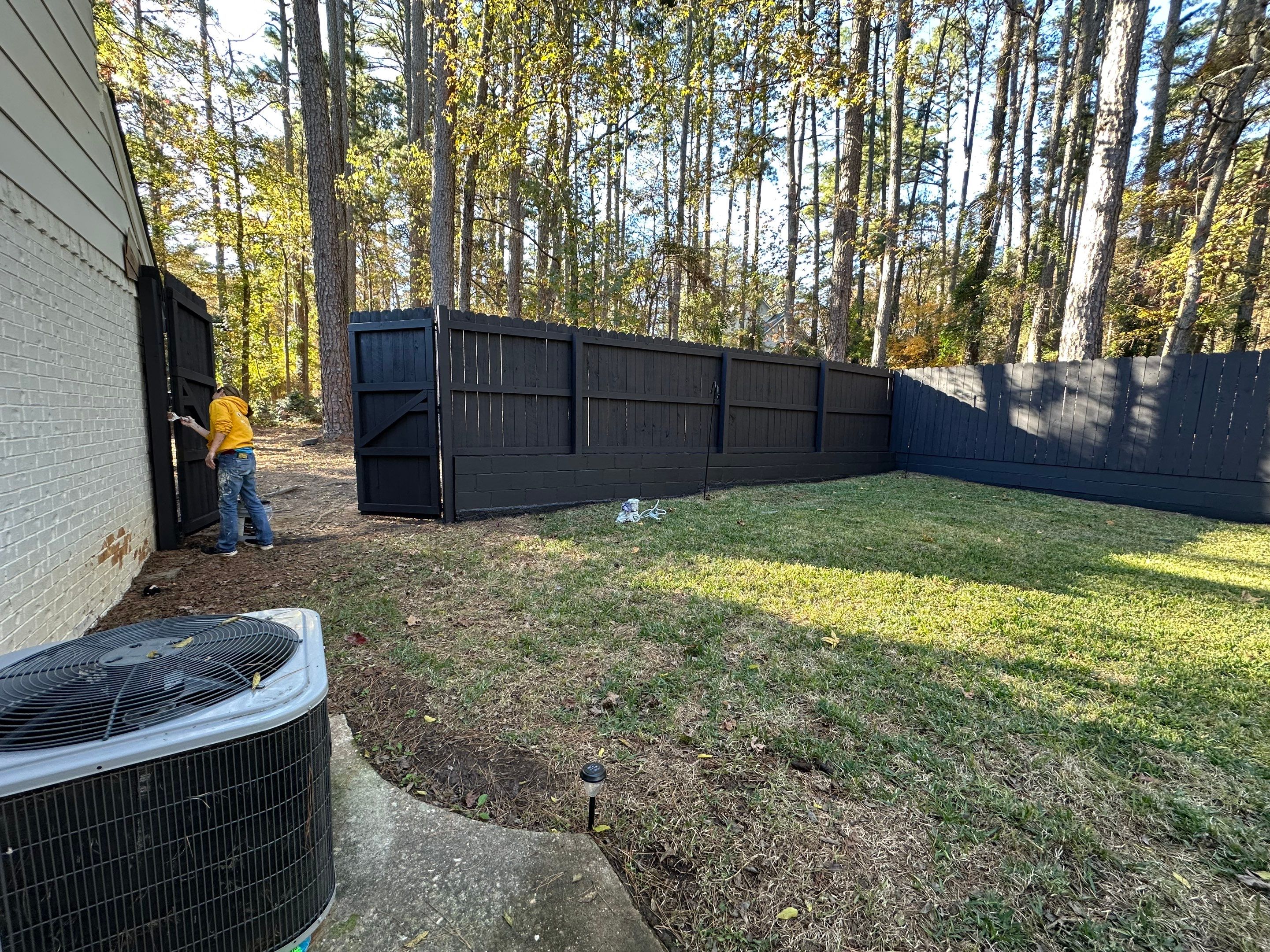 Hide-a-way Lake, Tx. Fence Staining and Interior Work by Quality Coats Painting