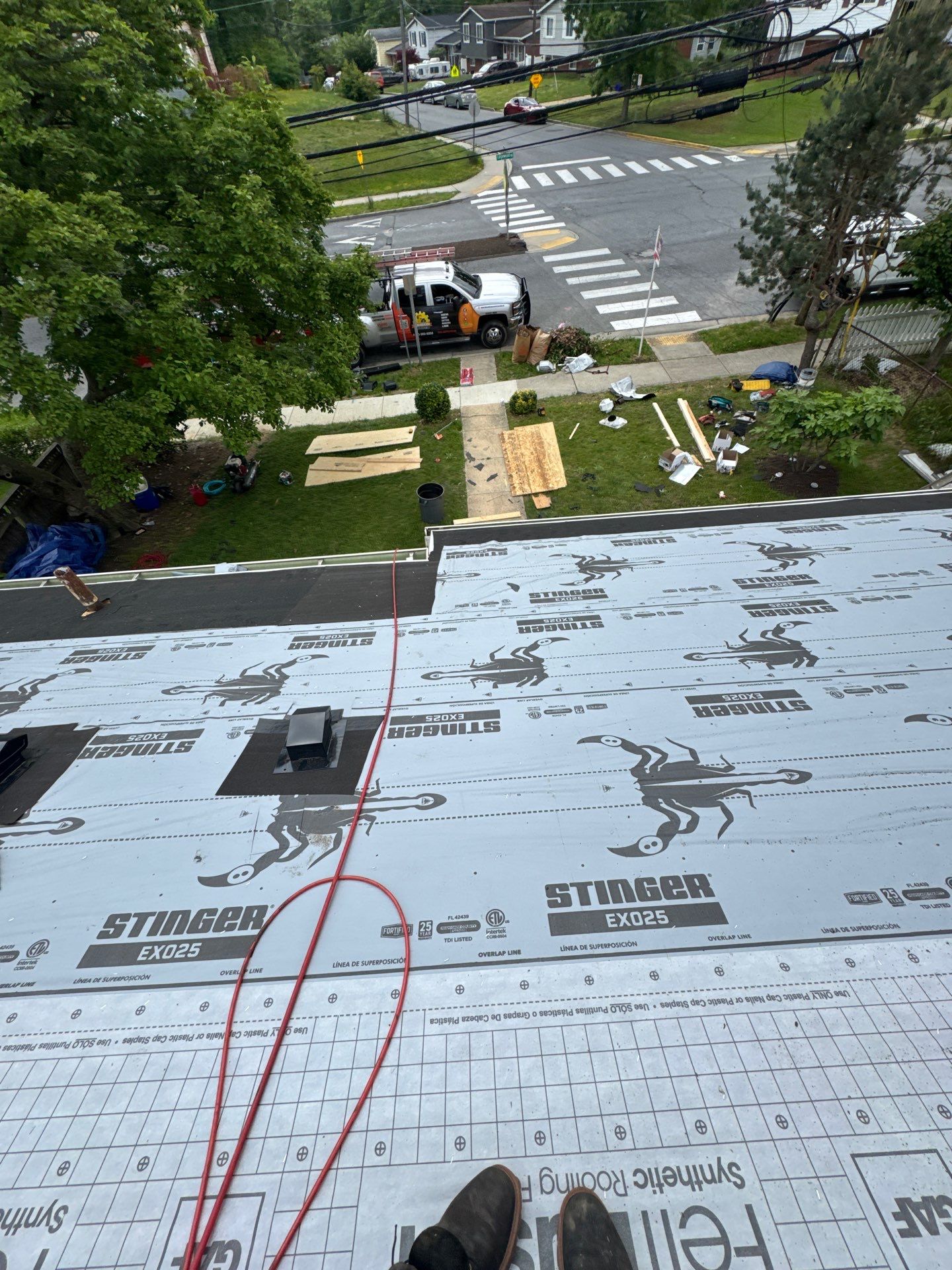 Residential Roofing Installation using GAF HDZ SHINGLES by La Bendicion Contruction Llc