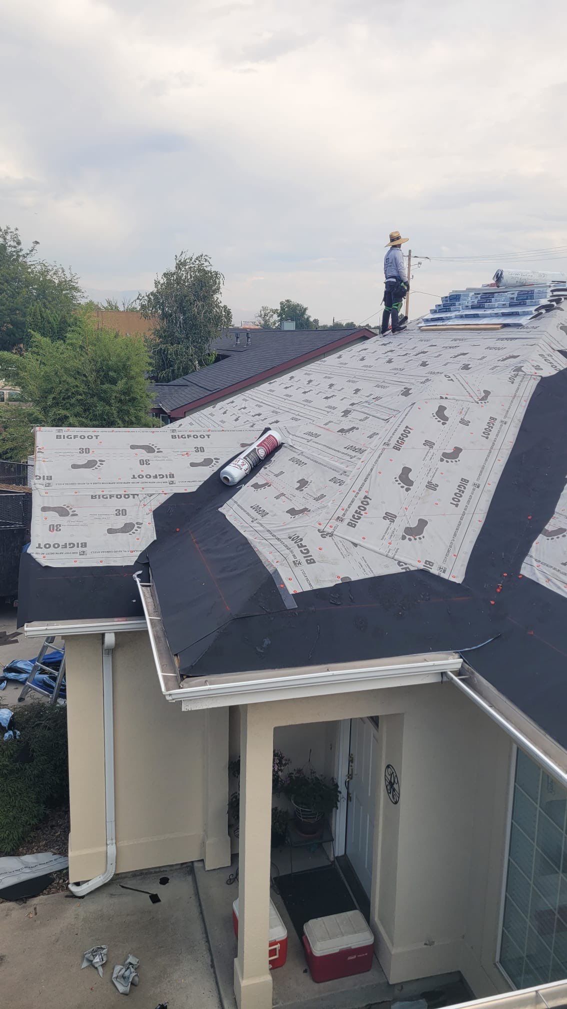 Residential Roof Replacement and Decking Repair in Boise by Olive Roofing