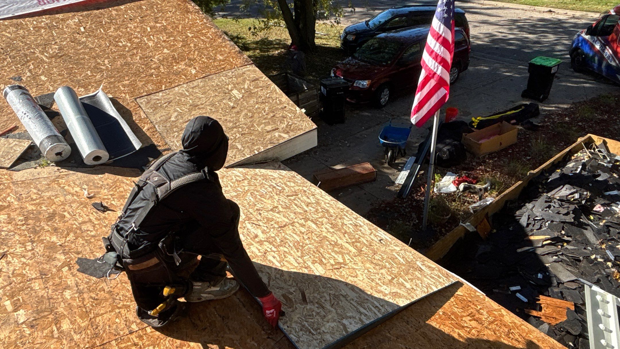 Roof Replacement using Owens Corning Estate Gray by 180 Contractors