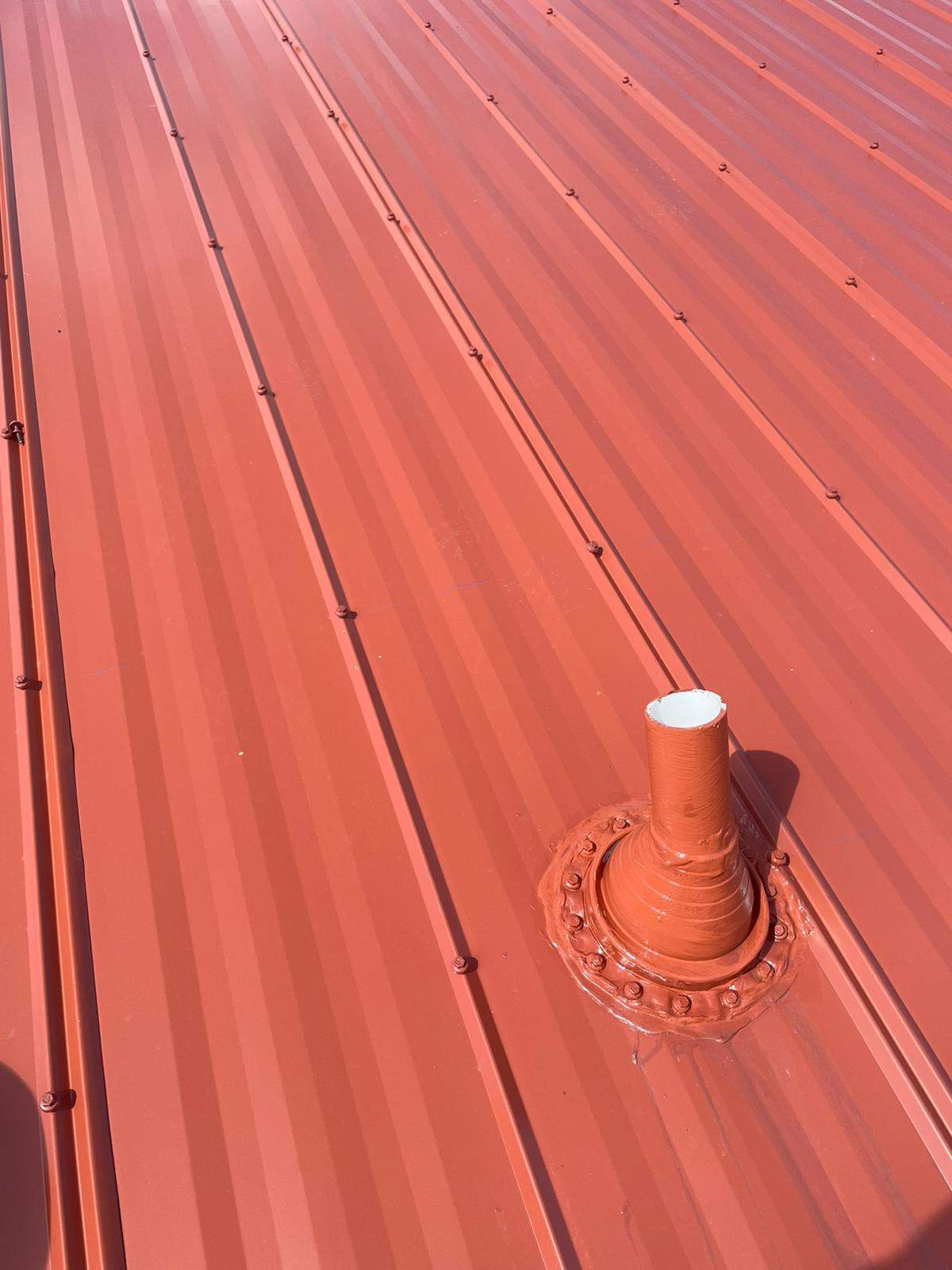24ga 5V Crimp Terra Cotta  by Total Roofing System The Metal Roof Experts