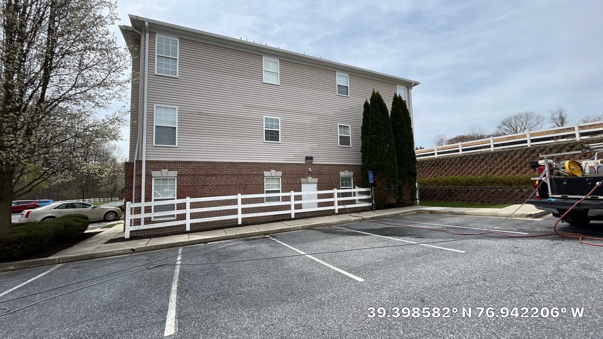 Multi-Family Facility Exterior Maintenance and Site Repairs in Eldersburg by Baltimore Pressure Washers Inc.