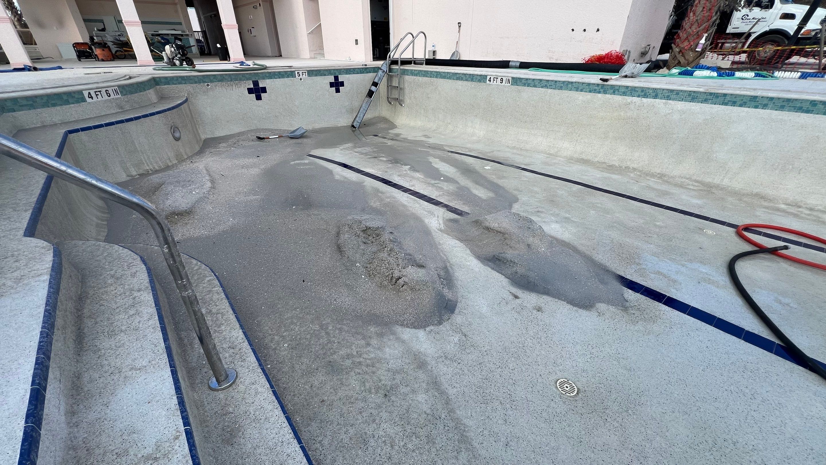 Beachside Community Club Pool Cleanout by APS Power & Water