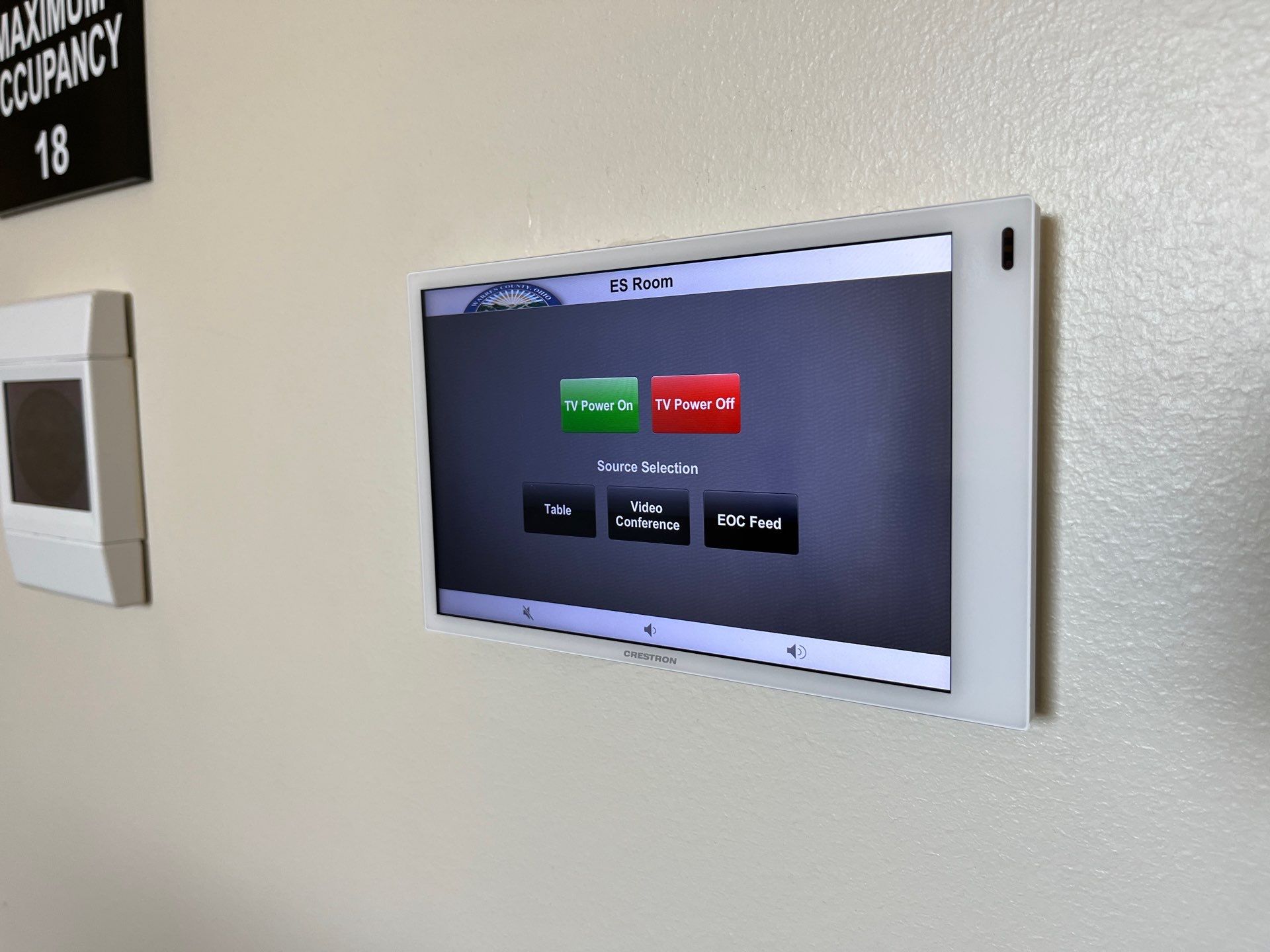 Advanced Commercial AV System Integration for Warren County EOC by Techkinect
