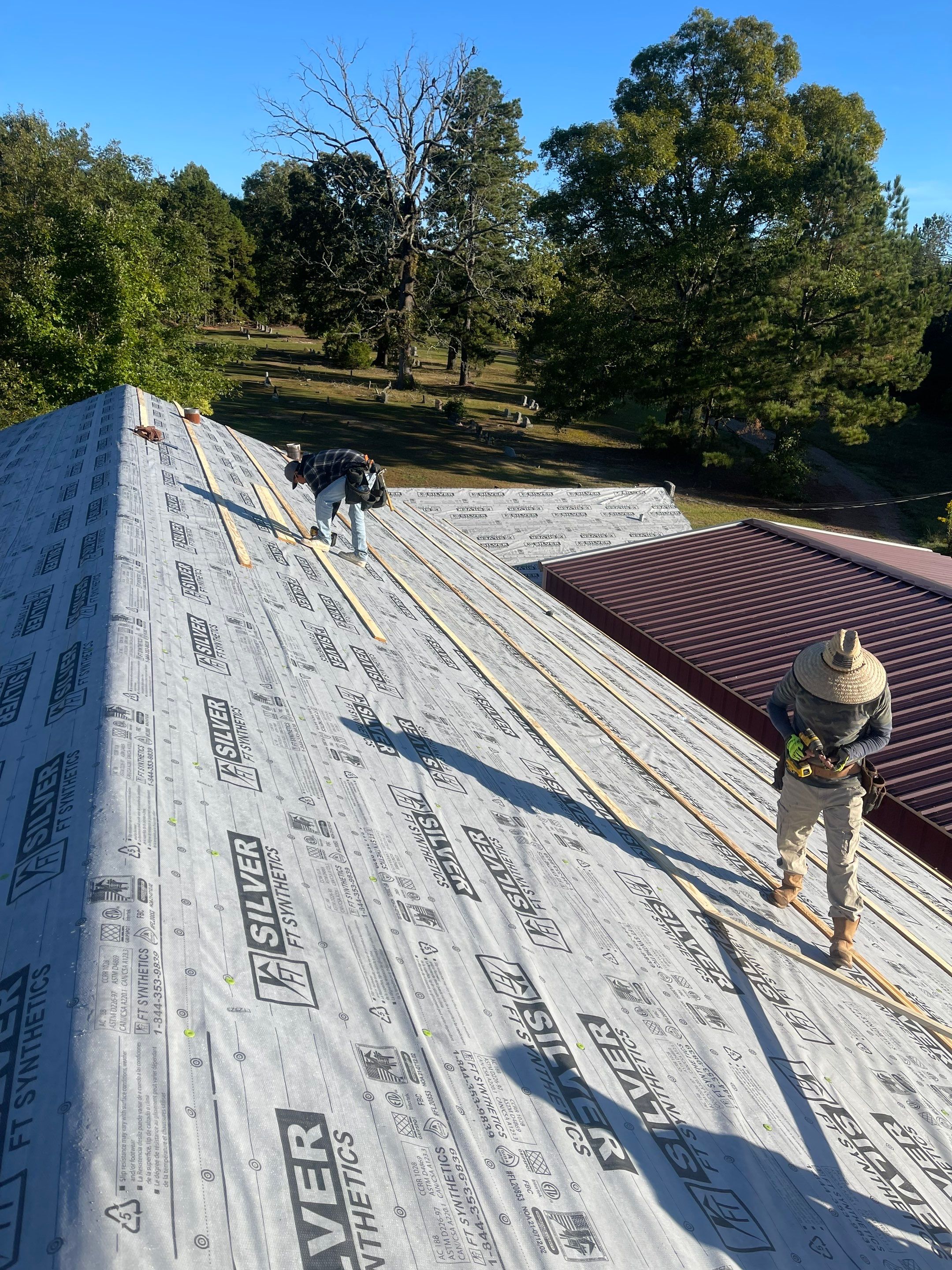 Residential Metal Roof Replacement using Reed's Metals: 26 GA. Colored Residential Metal Panels (Barn Red) by Hostetler Roofing