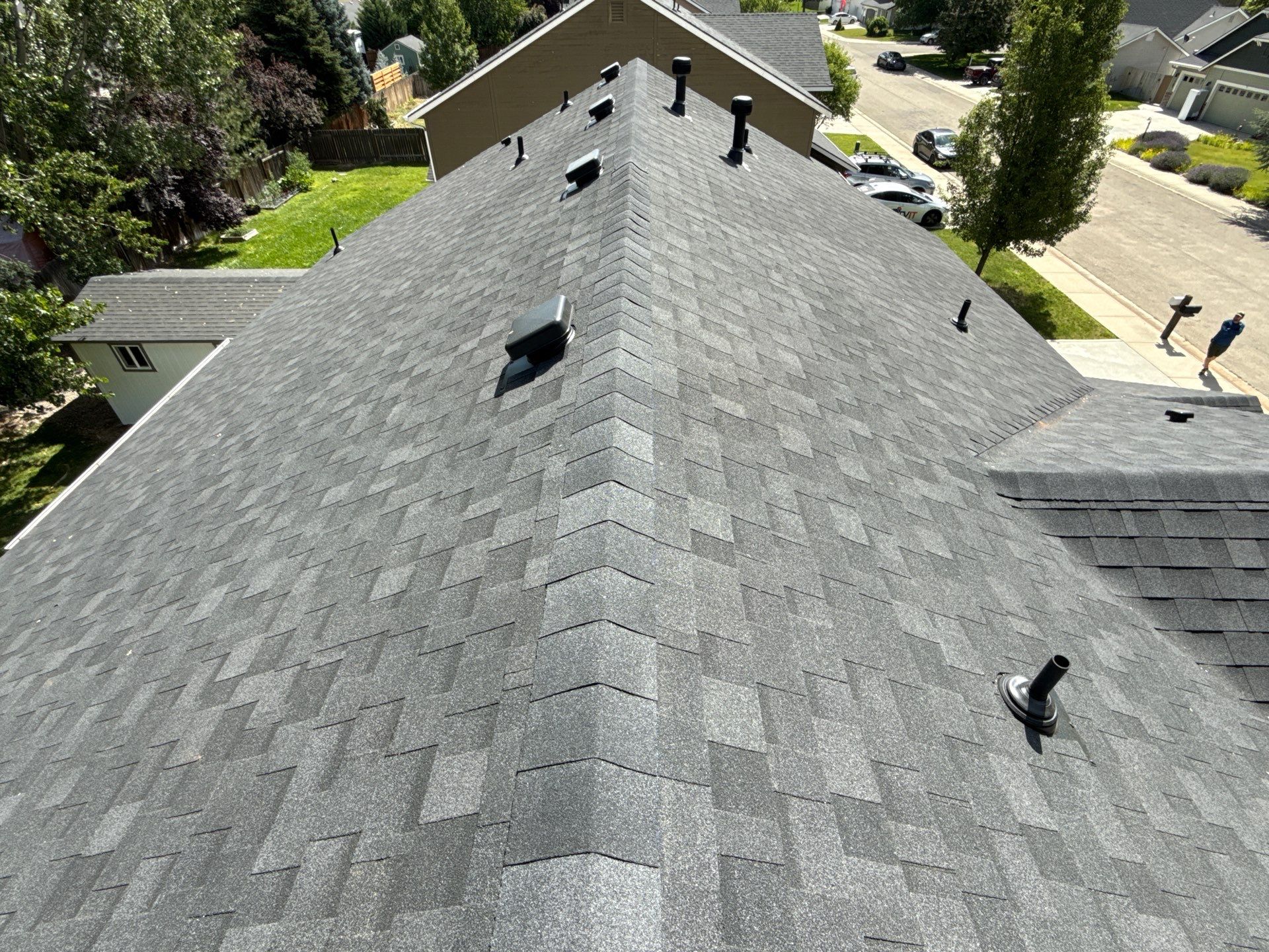 Residential Roof Replacement and Sheathing Repair in Boise by Olive Roofing