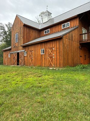 Alva's Barn Stain Project