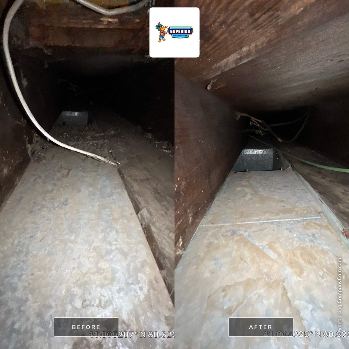 Air Duct Cleaning With a Vacuum Truck in New Castle, PA by Superior Air Duct Cleaning
