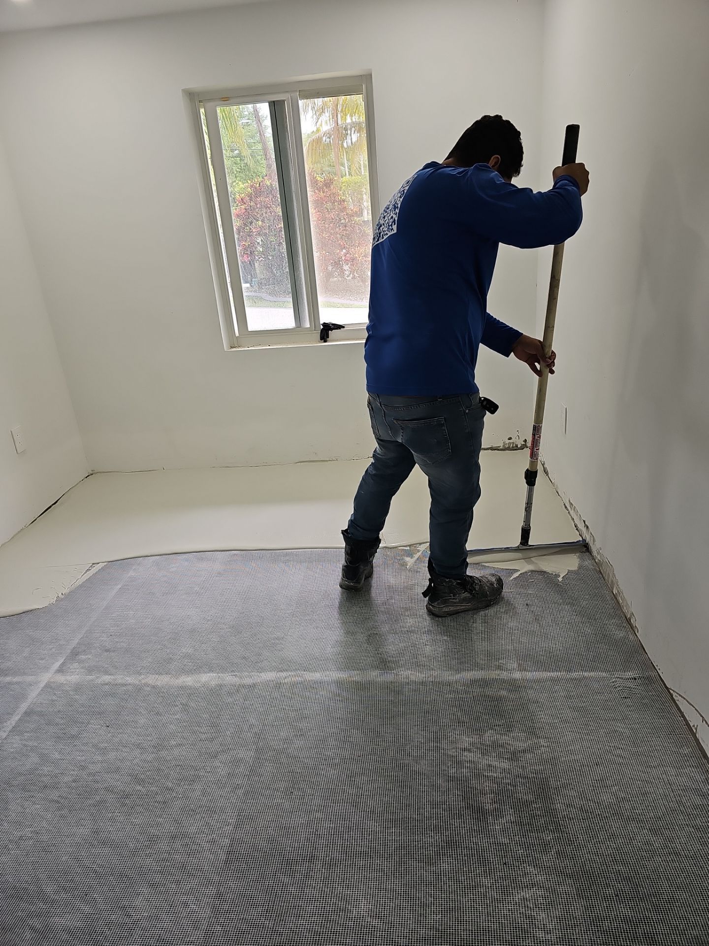 Home Floor Resurfacing w/Microtopping by Seamless Surfaces