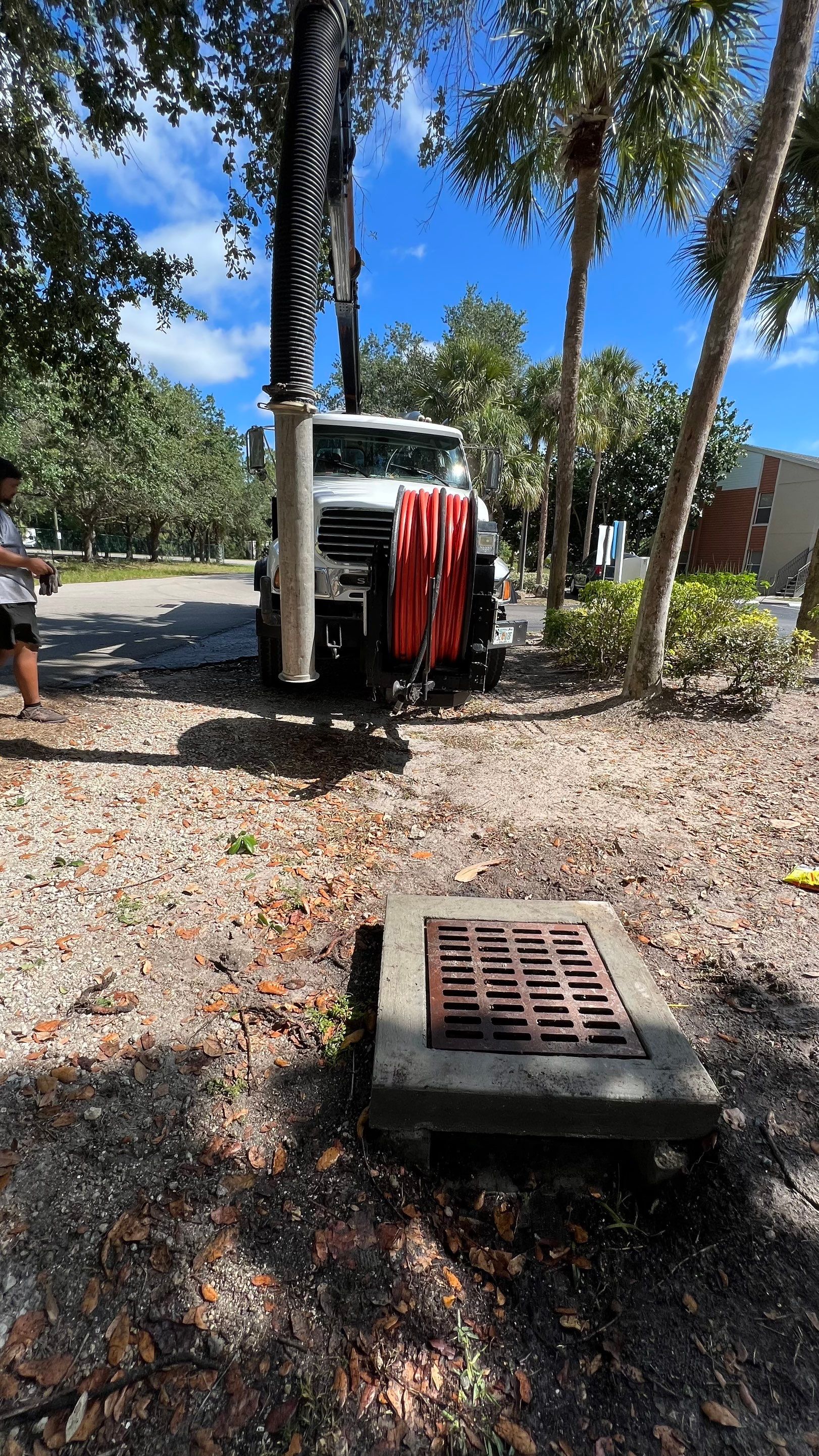 Apartment Complex Storm Water System Cleaning and Maintenance by APS Power & Water