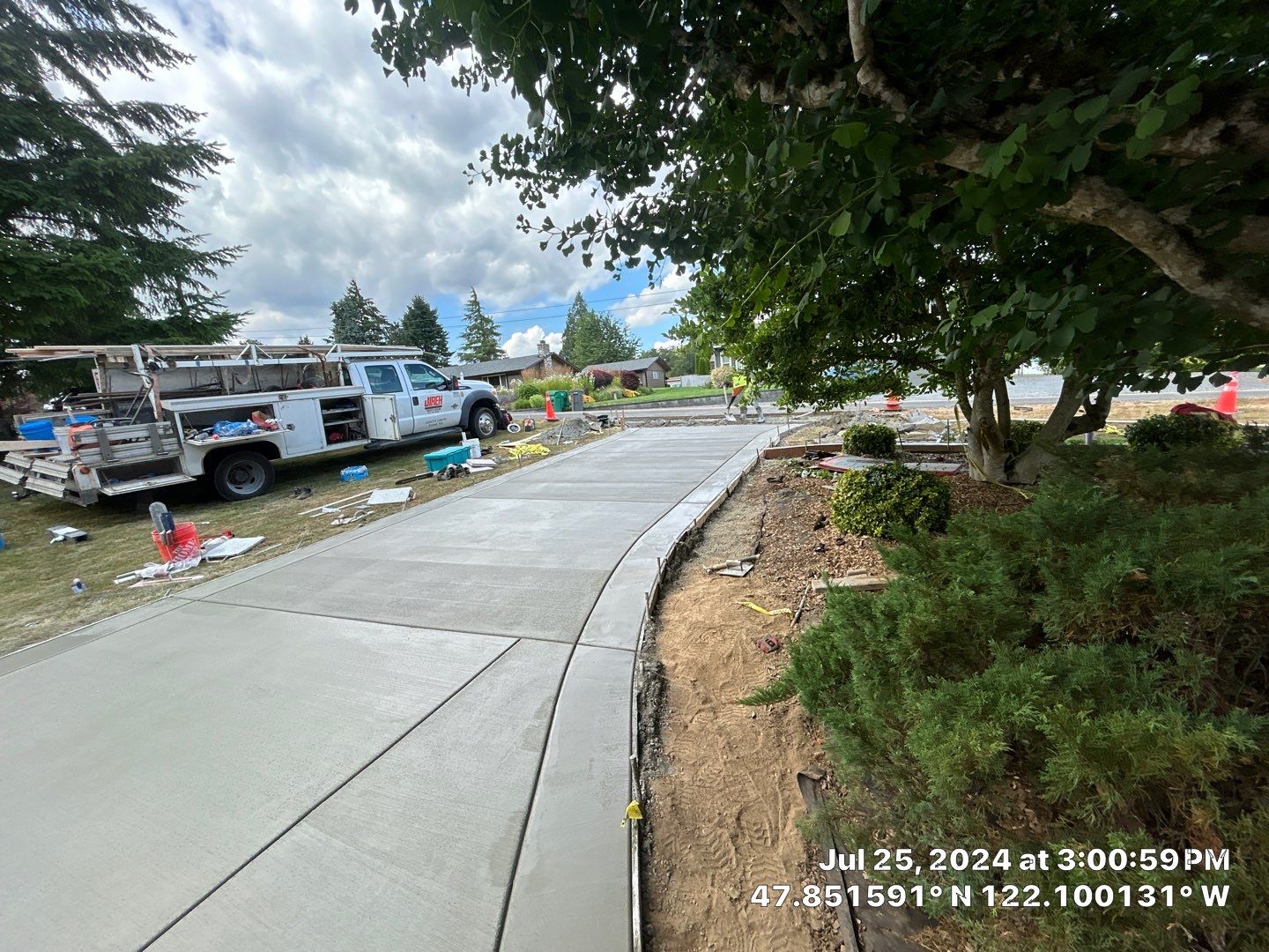 Rodd | Concrete Driveway Extentension by Jireh Asphalt & Concrete Inc 