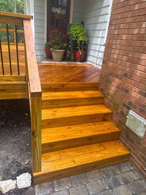 Wood Deck using Wood Sealant
