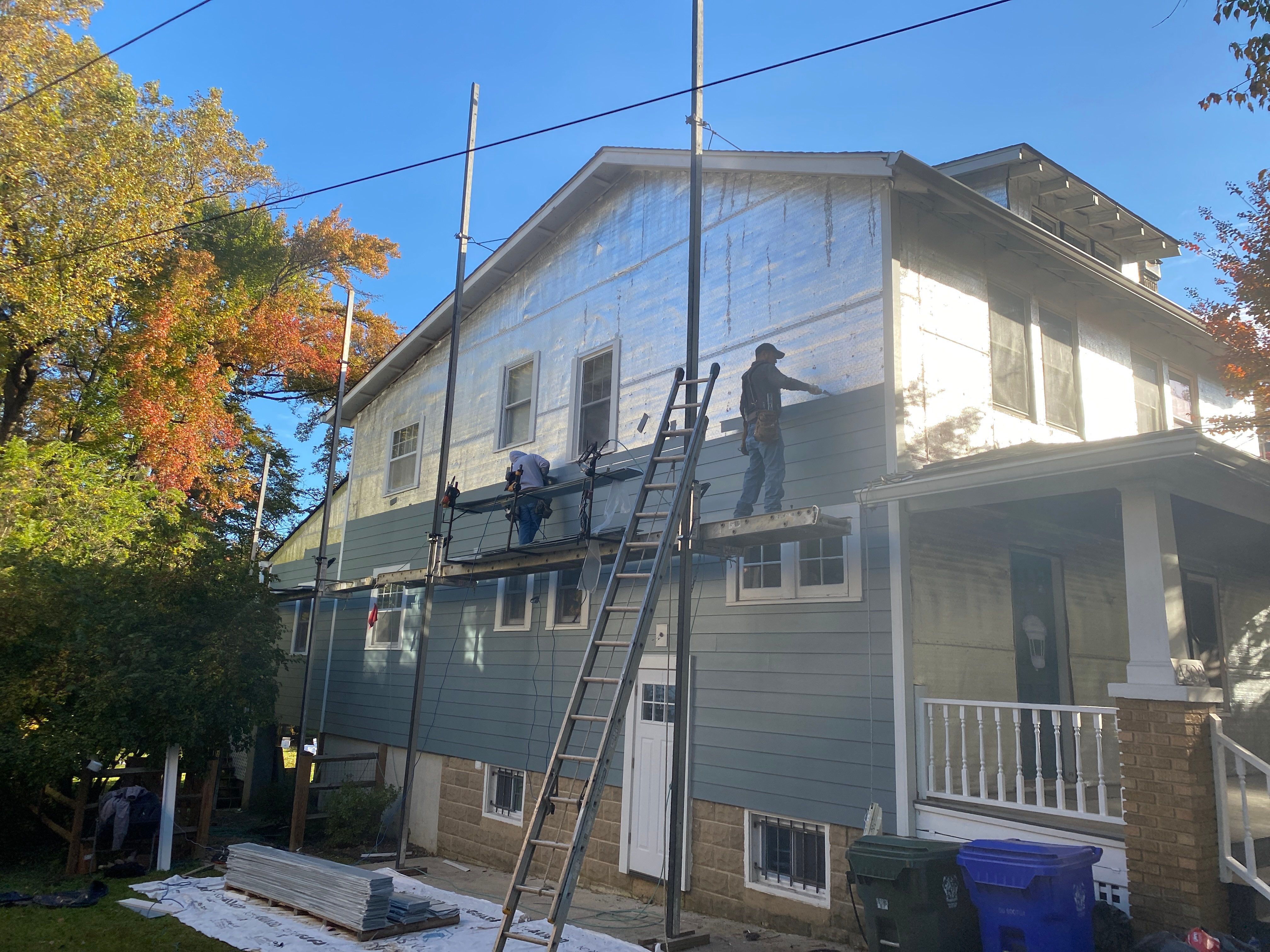 James Hardie Siding/Trim in University Park, MD by American Home Contractors