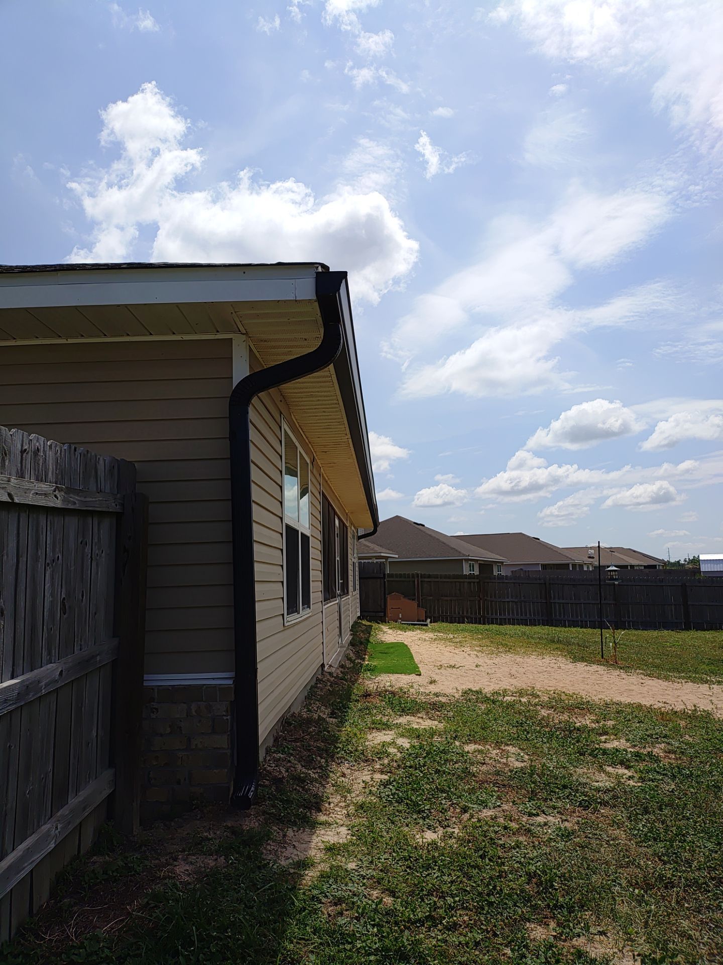 Custom Color Gutters Installed with Precision in Panama City FL by Gutter Professor by Gutter Professors