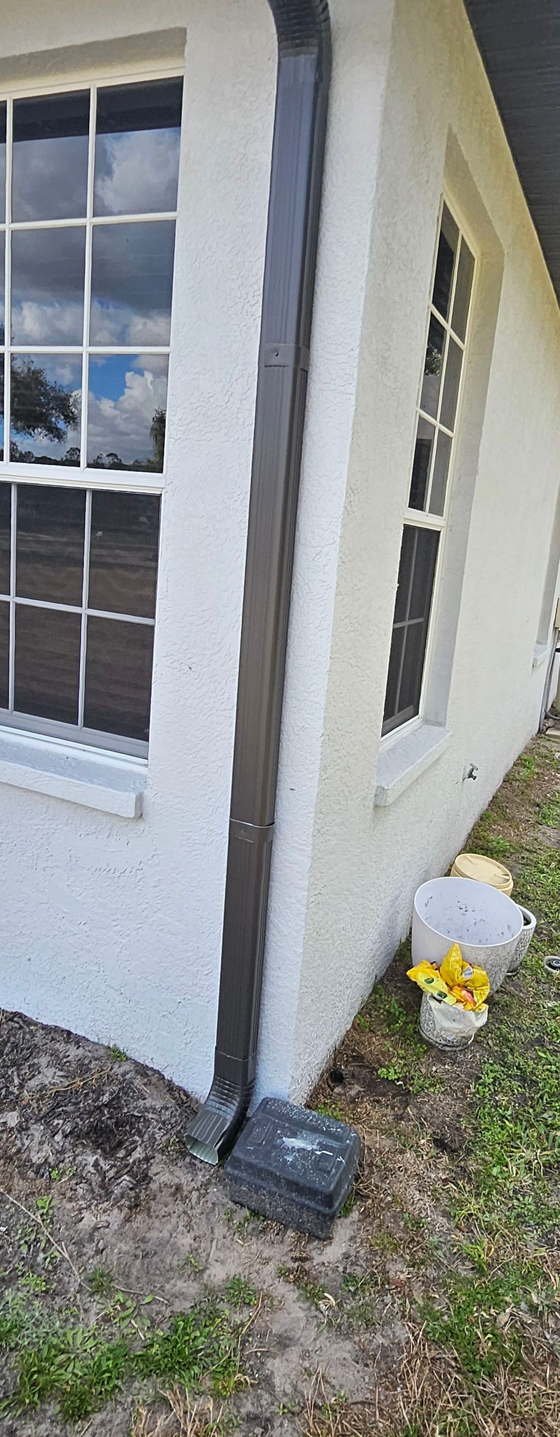 Gutter Guards Installation and New seamless gutters using Leaf Guard in Bradenton Fl by Gutter Professors