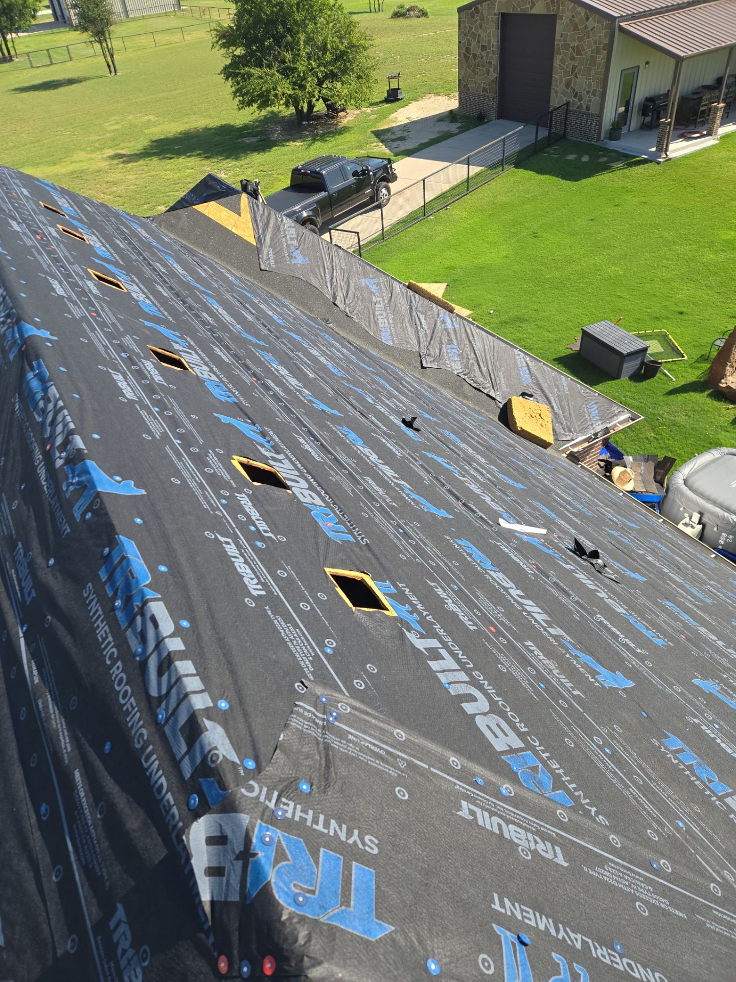 Project in Azle by Lonestar Roofing and Restoration LLC.