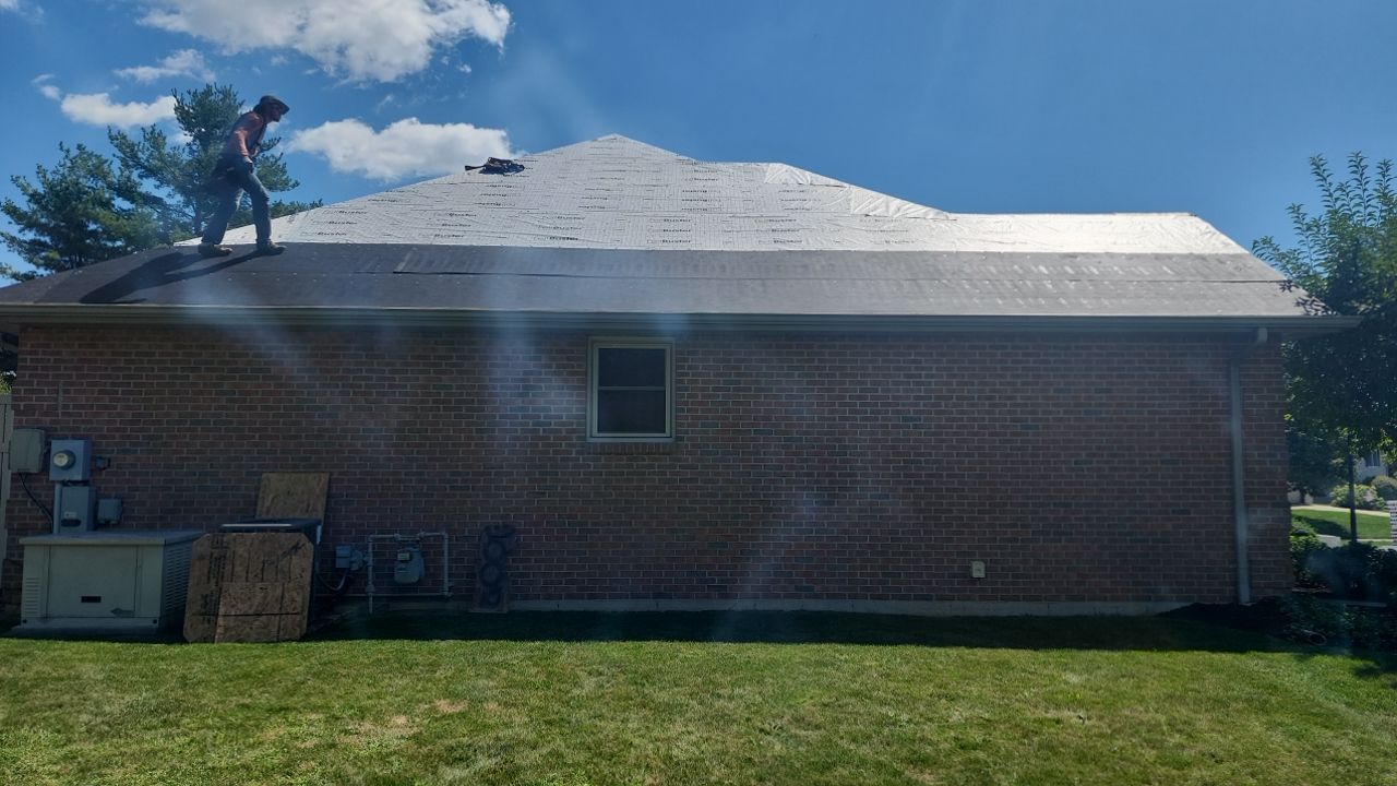 Residential Roofing Installation using GAF Timberline HDZ Weathered Wood by Nitro Roofing and Construction