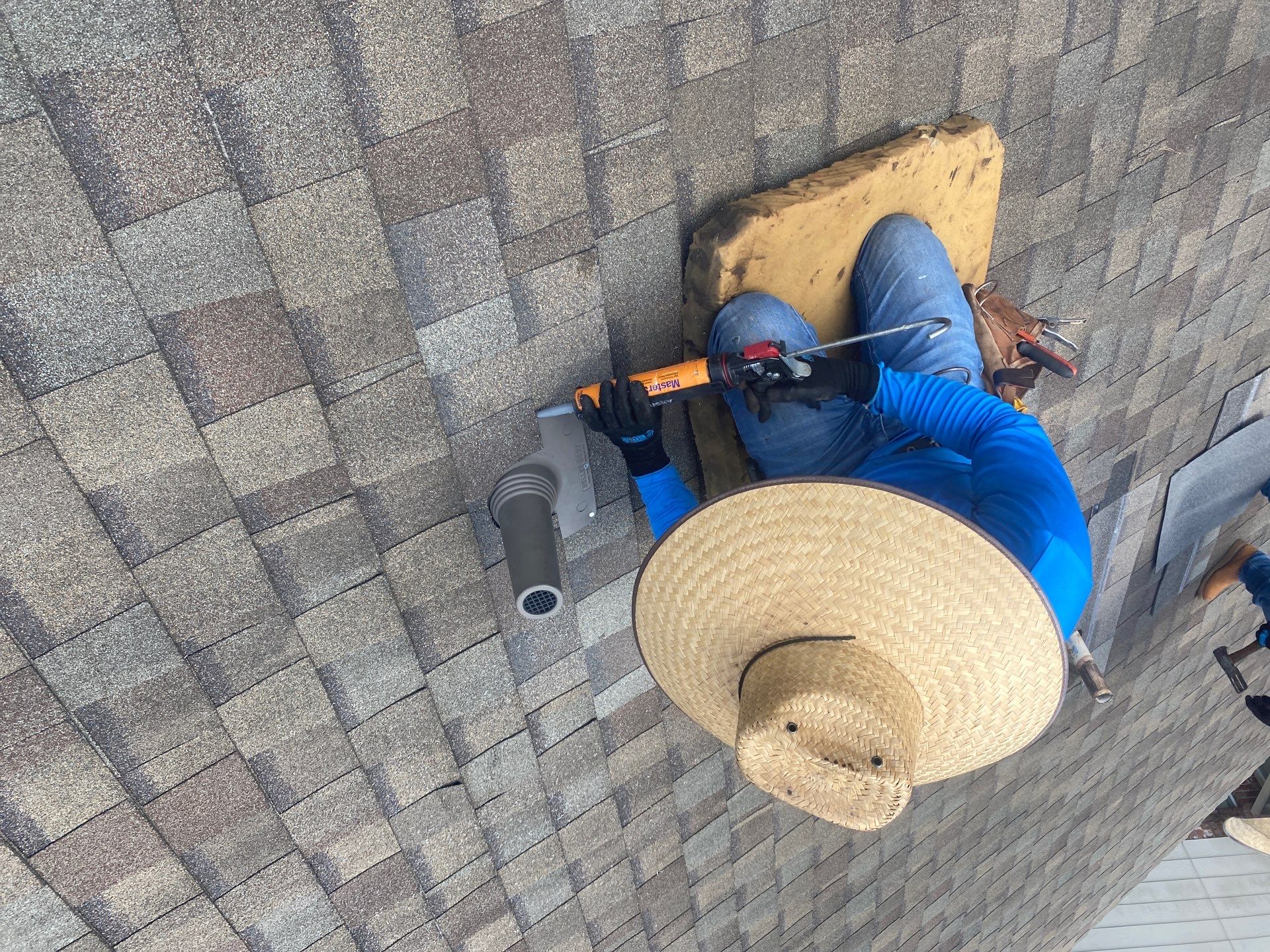 Hail Damage using Owen's Corning Duration (Lifetime) Shingles by Roof Repair Company