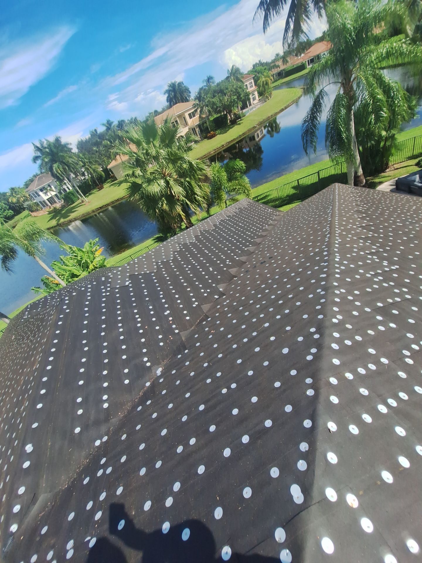 Residential Roofing Installation using 1" Nail strip metal roof by BLUES BROTHERS ROOFING