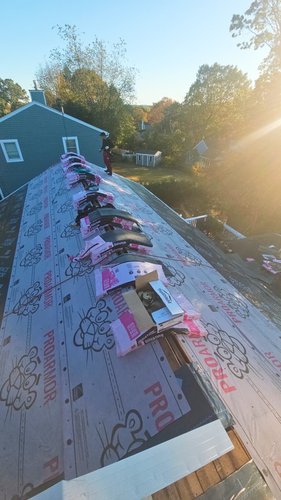 Full Roof Replacement & EPDM Integration | Tewksbury, MA by Mighty Dog Roofing of Greater Middlesex County