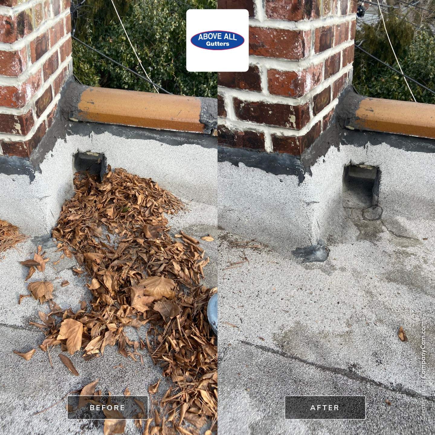 Flat Roof Cleaning Lynbrook NY by Above All Gutters 