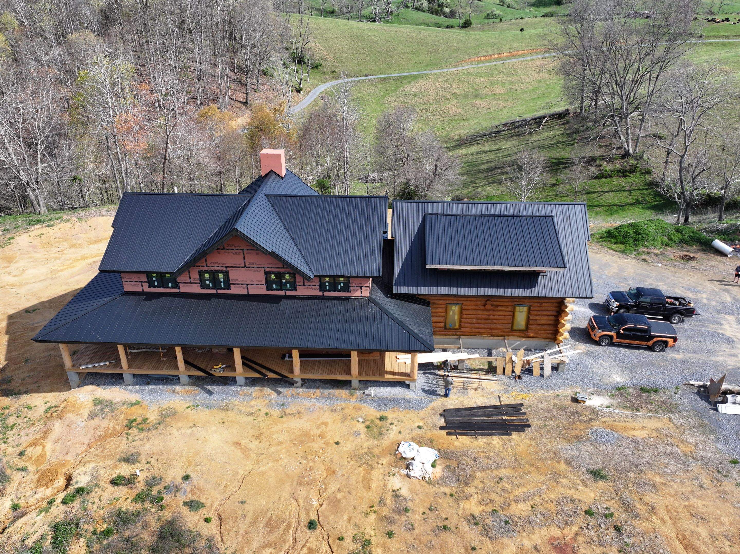 Black Frost Standing Seam by Omnia Roofing