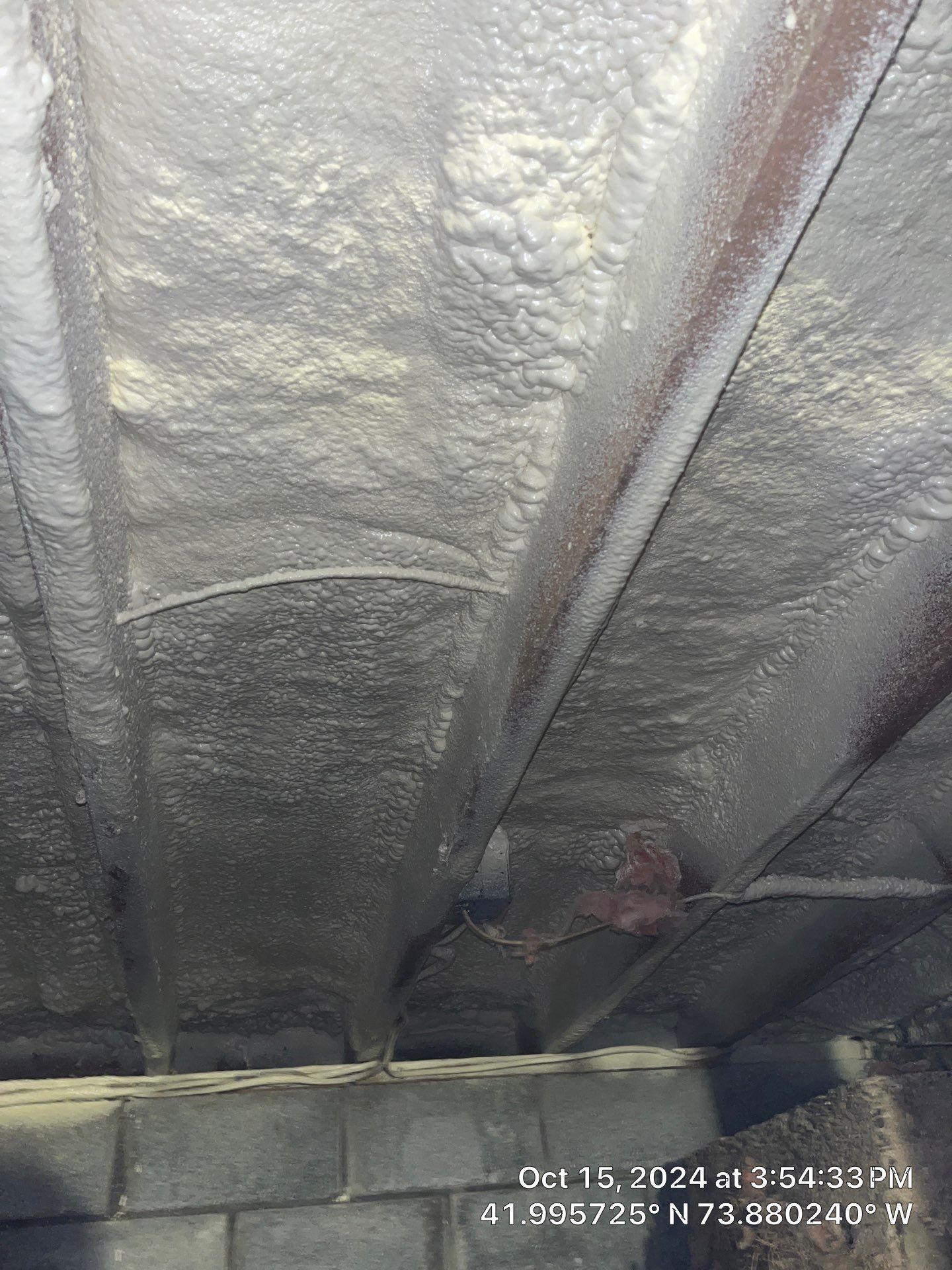 Attic Insulation using open cell spray foam by NYS Foam & Energy