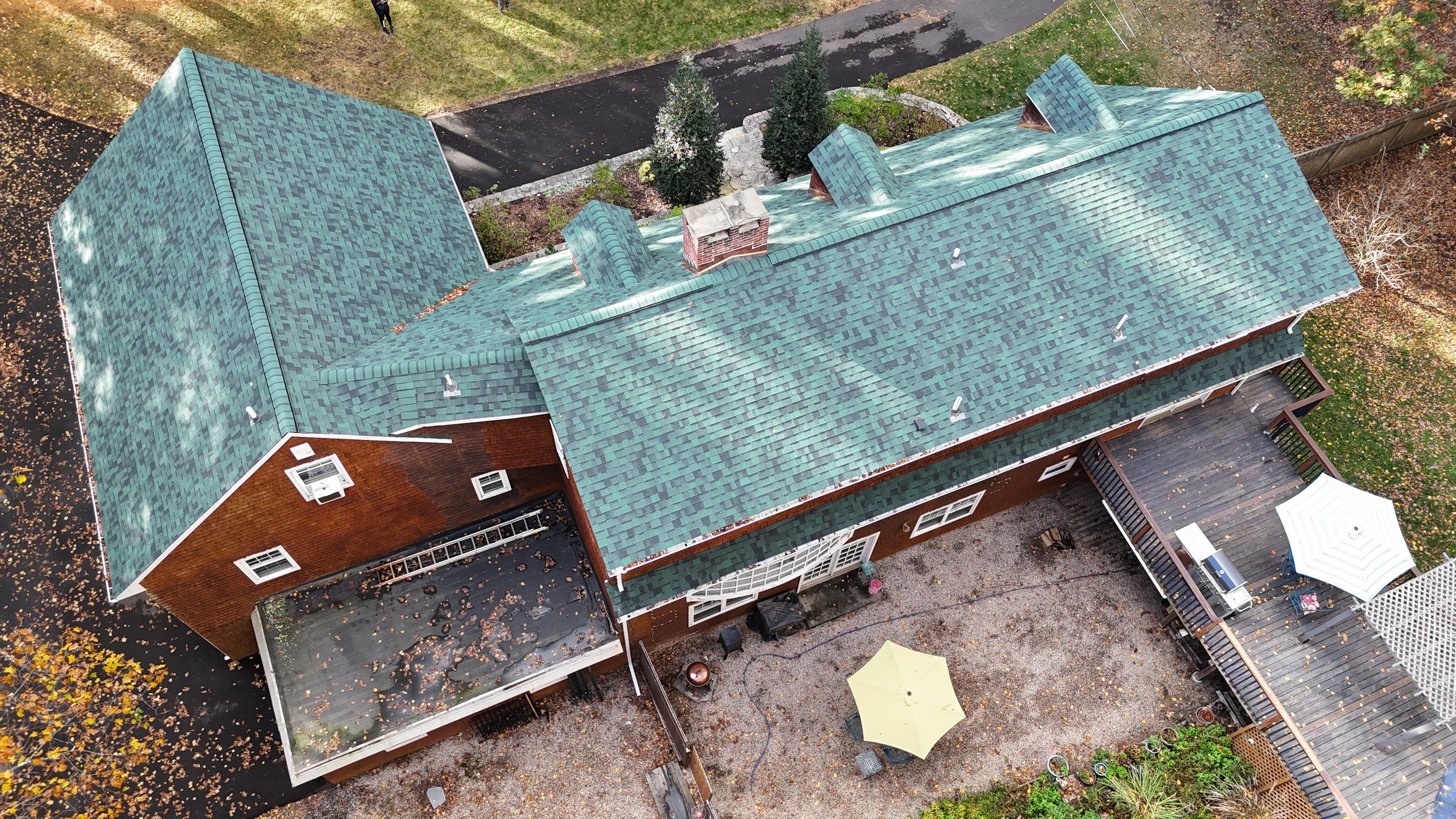 Owens Corning Duration : Chateau Green with Copper Accents in Avon, CT by Golden Shield Roofing