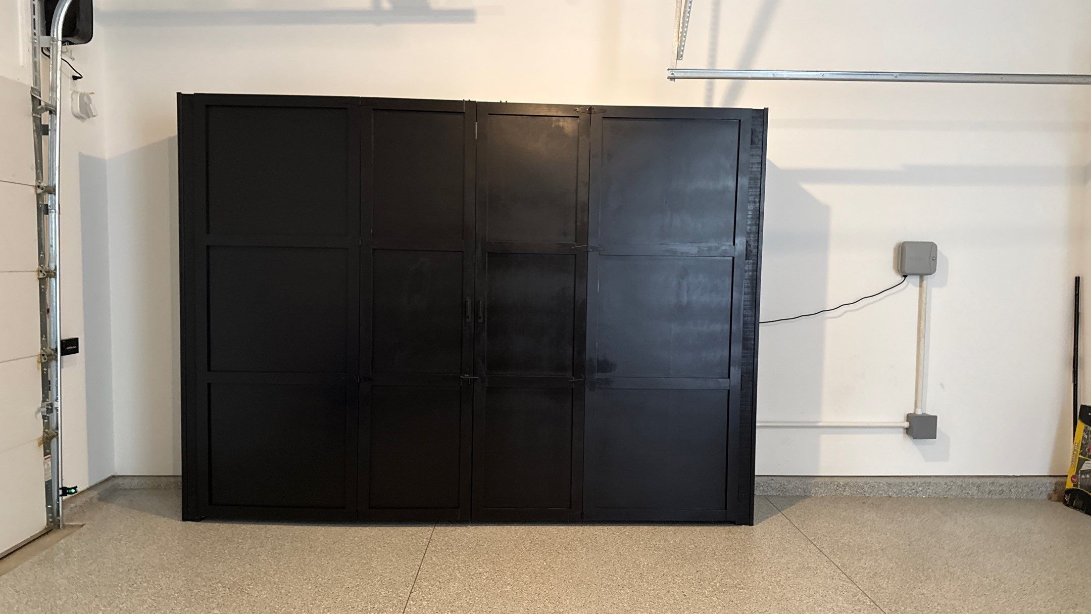 Ben Took It To The Next Level With a Golf Simulator by Banner Garage