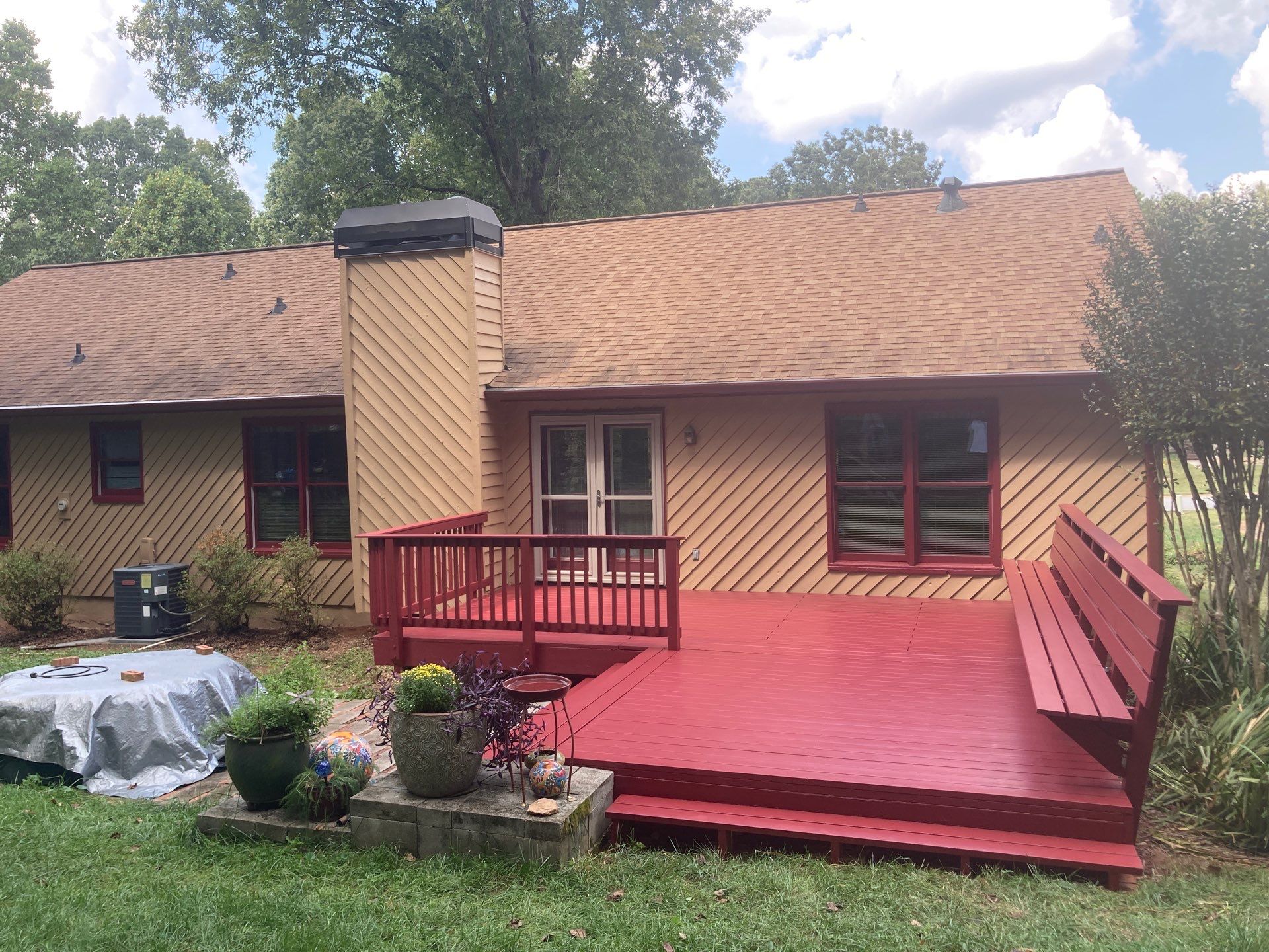 Exterior Painting and Deck Stain in Stone Mountain, GA by Nelson Exteriors