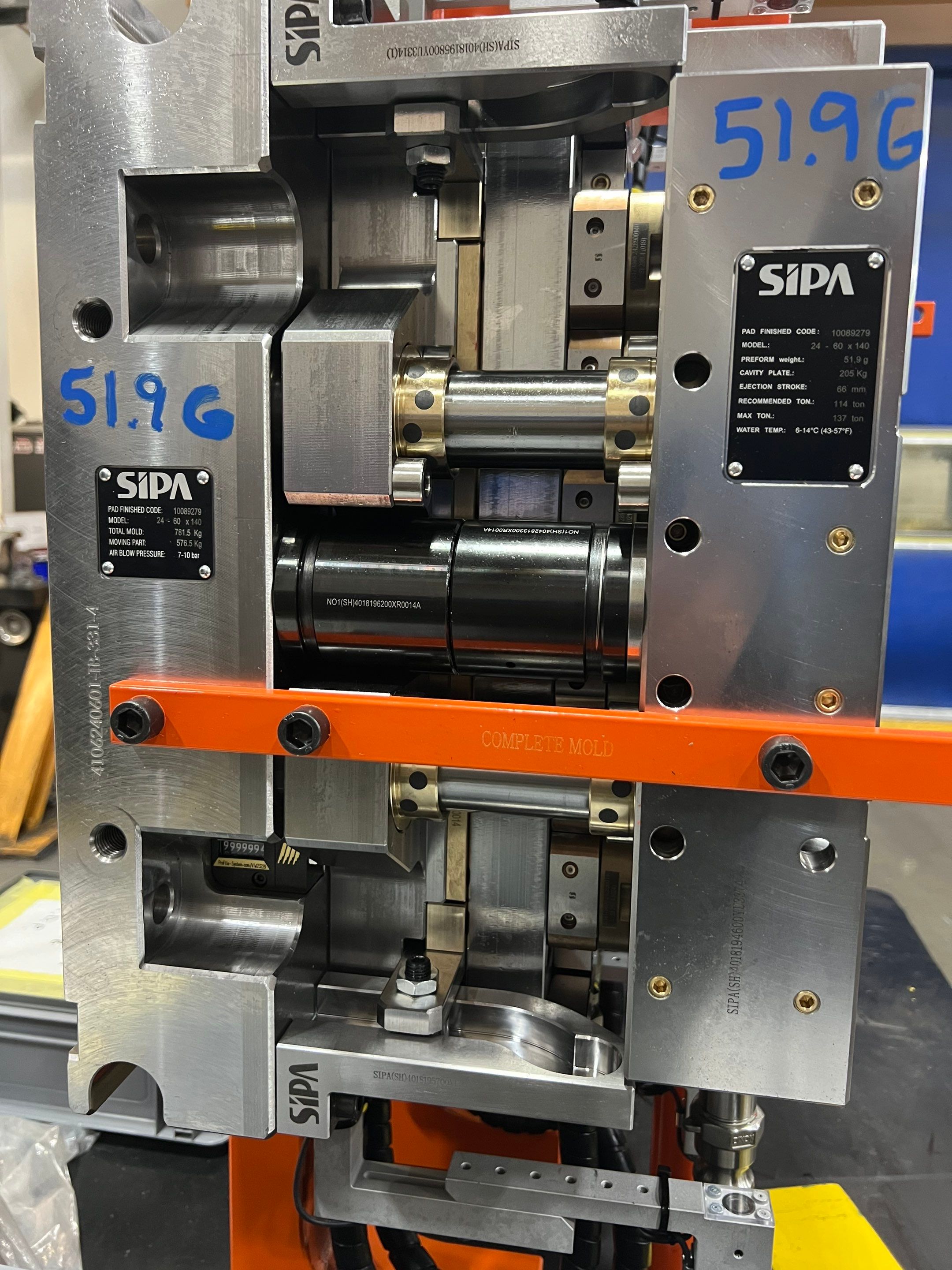 Lenexa 51.9g preform qualification using PET by Altium Packaging