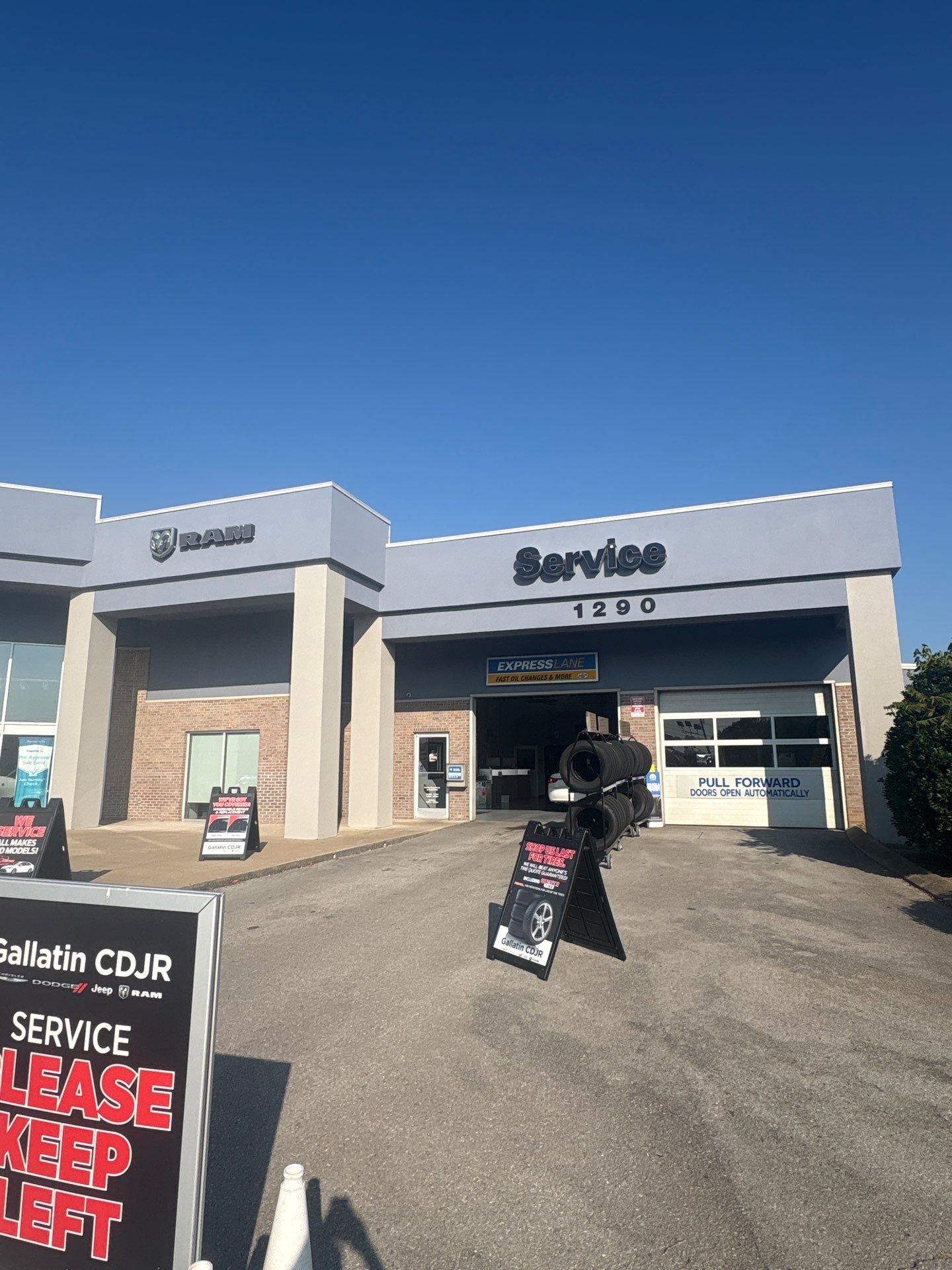 Commercial Exterior Remodel for Automotive Dealership in Gallatin by U.S. Exterior Solutions