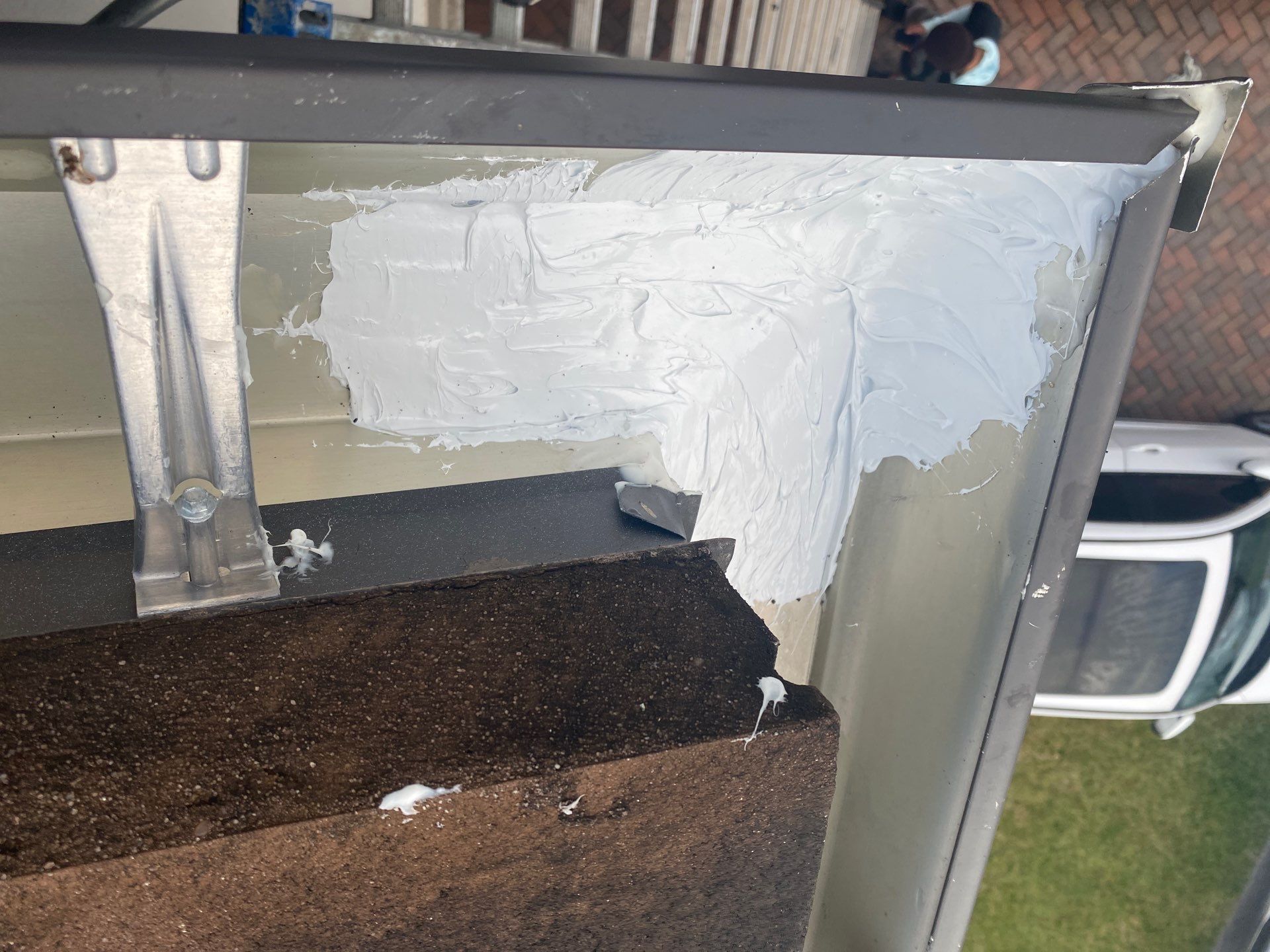 Black Seamless Gutters for Modern Homes in Naples FL  by Gutter Professors